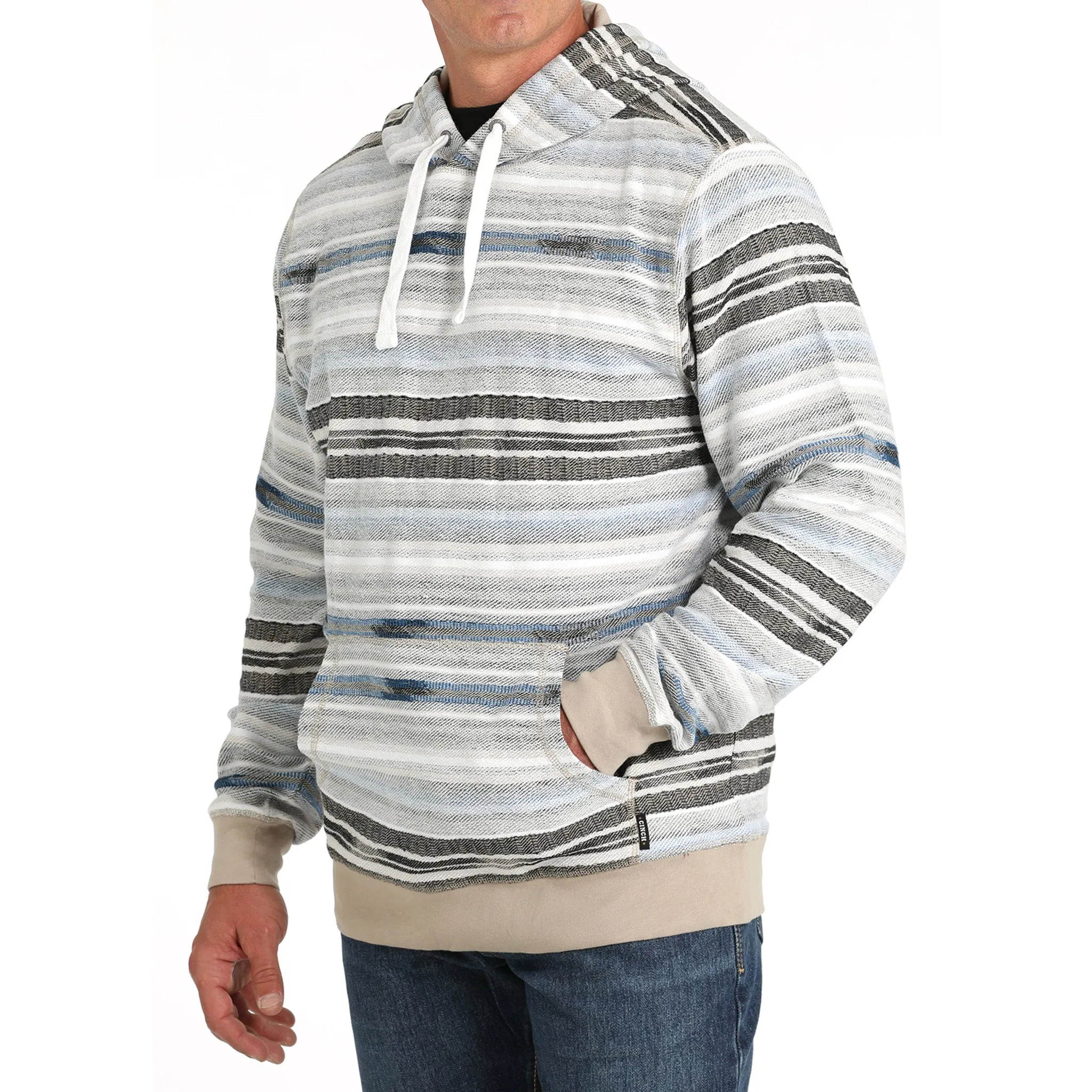 Cinch Men's Multi-Stripe Pullover Hoodie sold by Western Edge product image thumbnail 2