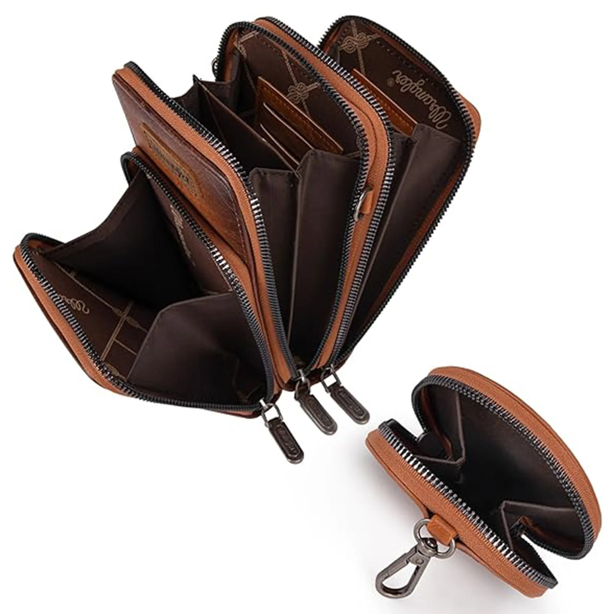 Wrangler Brown Crossbody & Coin Purse sold by Western Edge product image thumbnail 2