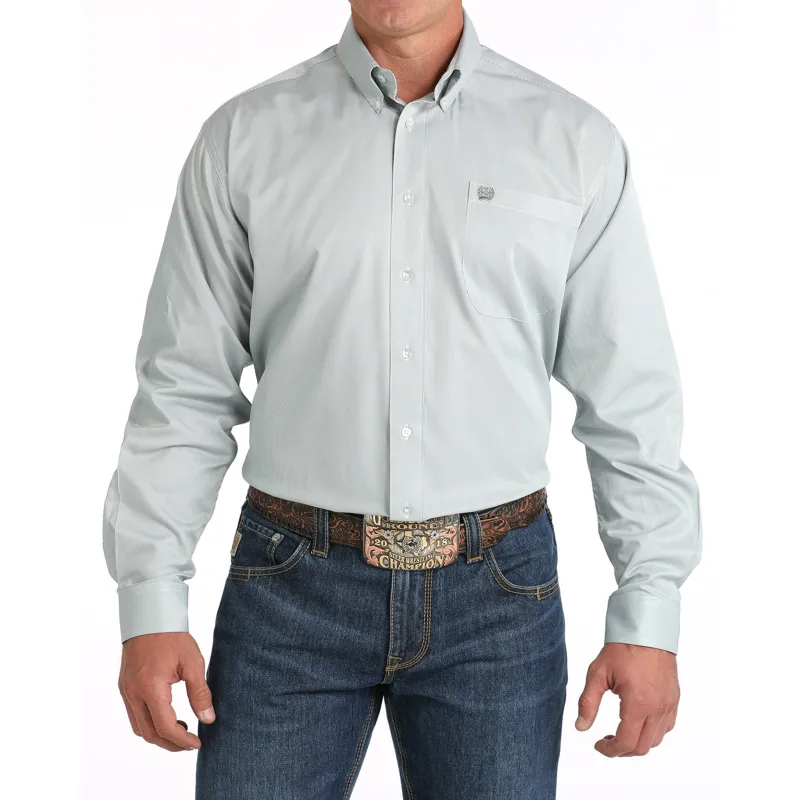 Cinch Men's Green and White Striped Shirt sold by Western Edge