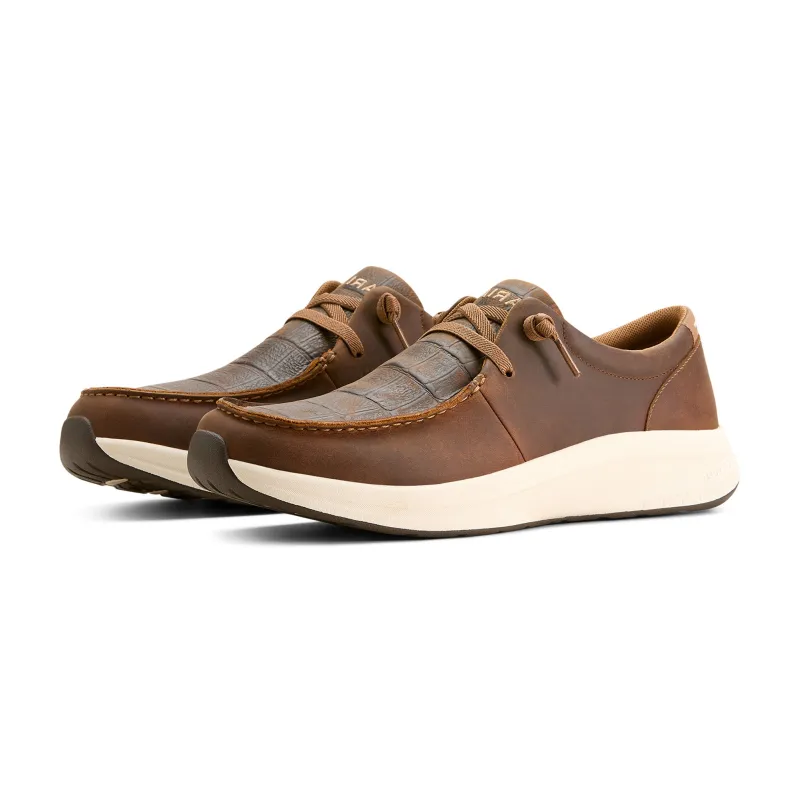 Ariat Men's Buckeye Crocodile Print Shoes made by Ariat