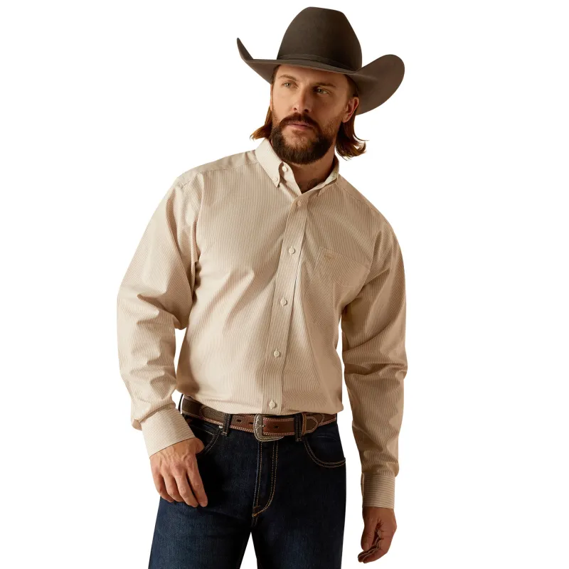 Ariat Gold Wrinkle Free Graysen Classic Fit Shirt sold by Western Edge