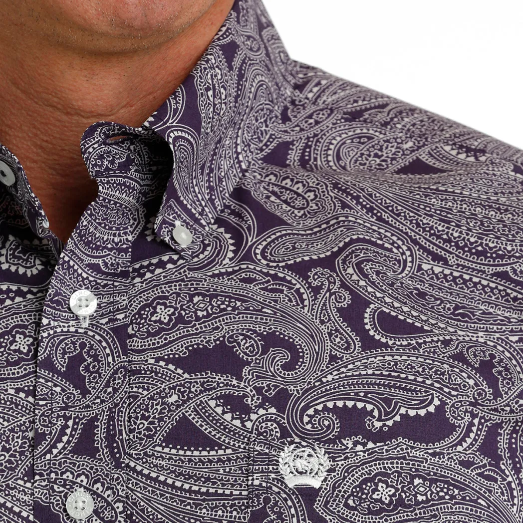 Cinch Men's Long Sleeve Paisley Print Button Down Long Sleeve sold by Western Edge product image thumbnail 2