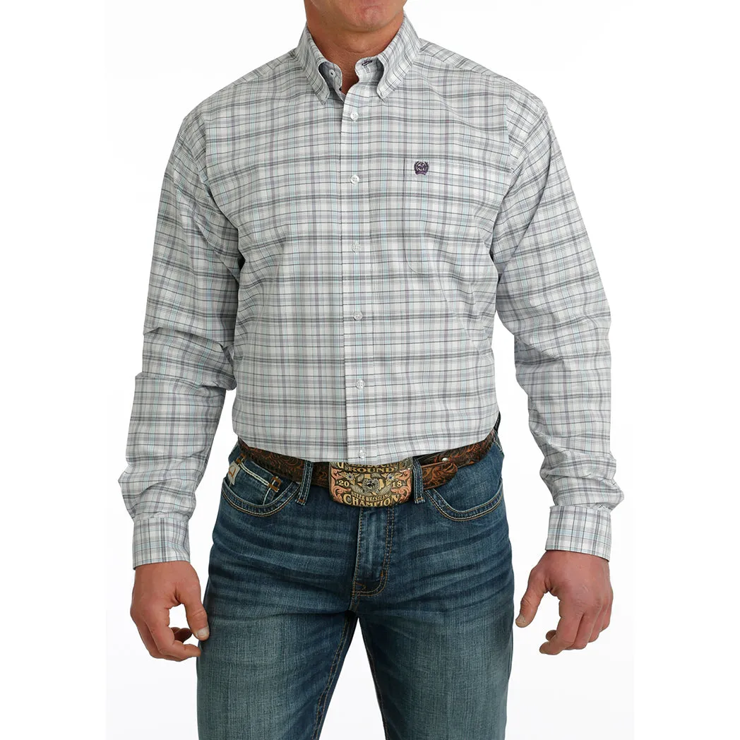 Cinch Men's Plaid Long Sleeve sold by Western Edge product image thumbnail 3