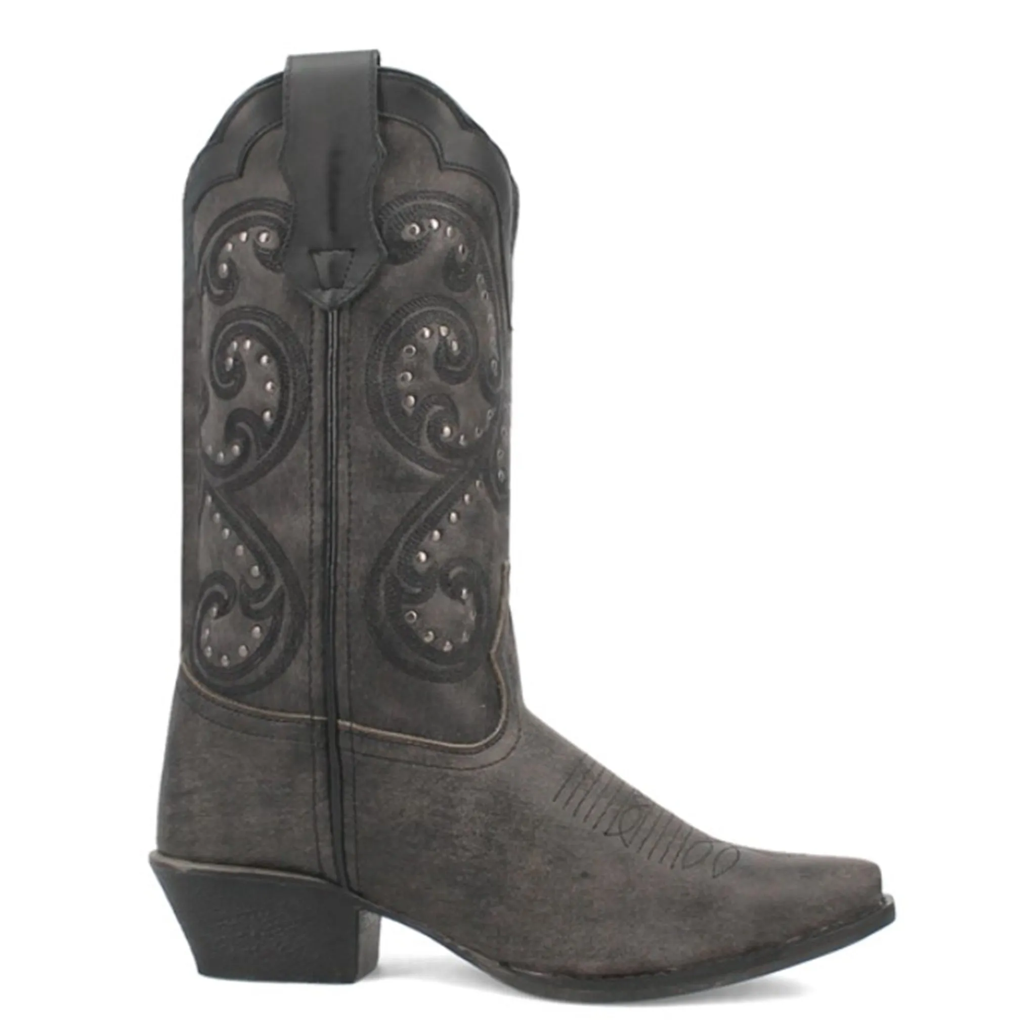 Dan Post Women's Grey Studded Scrolled Western Boots sold by Western Edge product image thumbnail 3