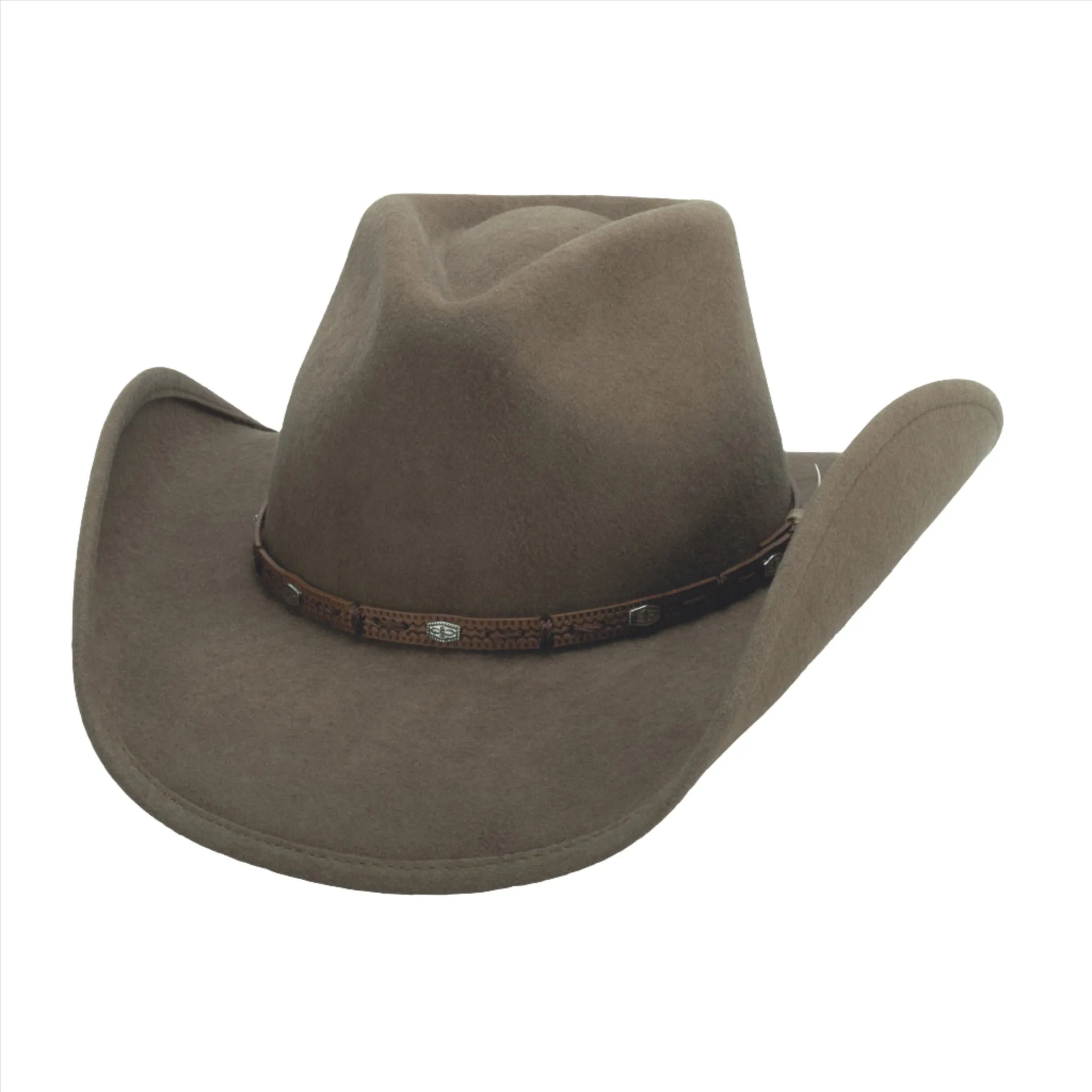 Khaki Wild Horse Wool Hat sold by Western Edge
