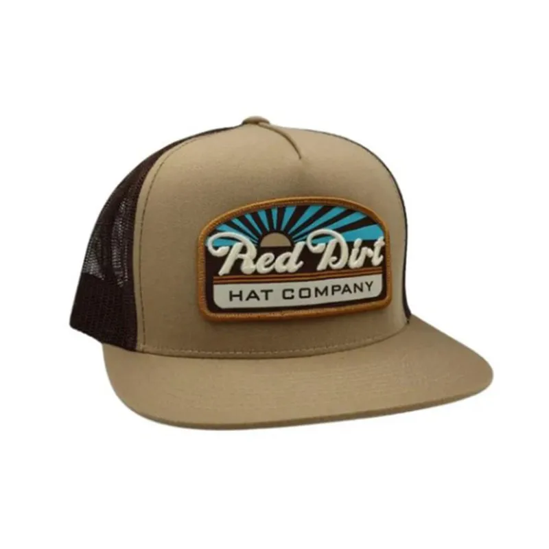 Red Dirt Blue Skies Khaki & Brown made by Western Edge