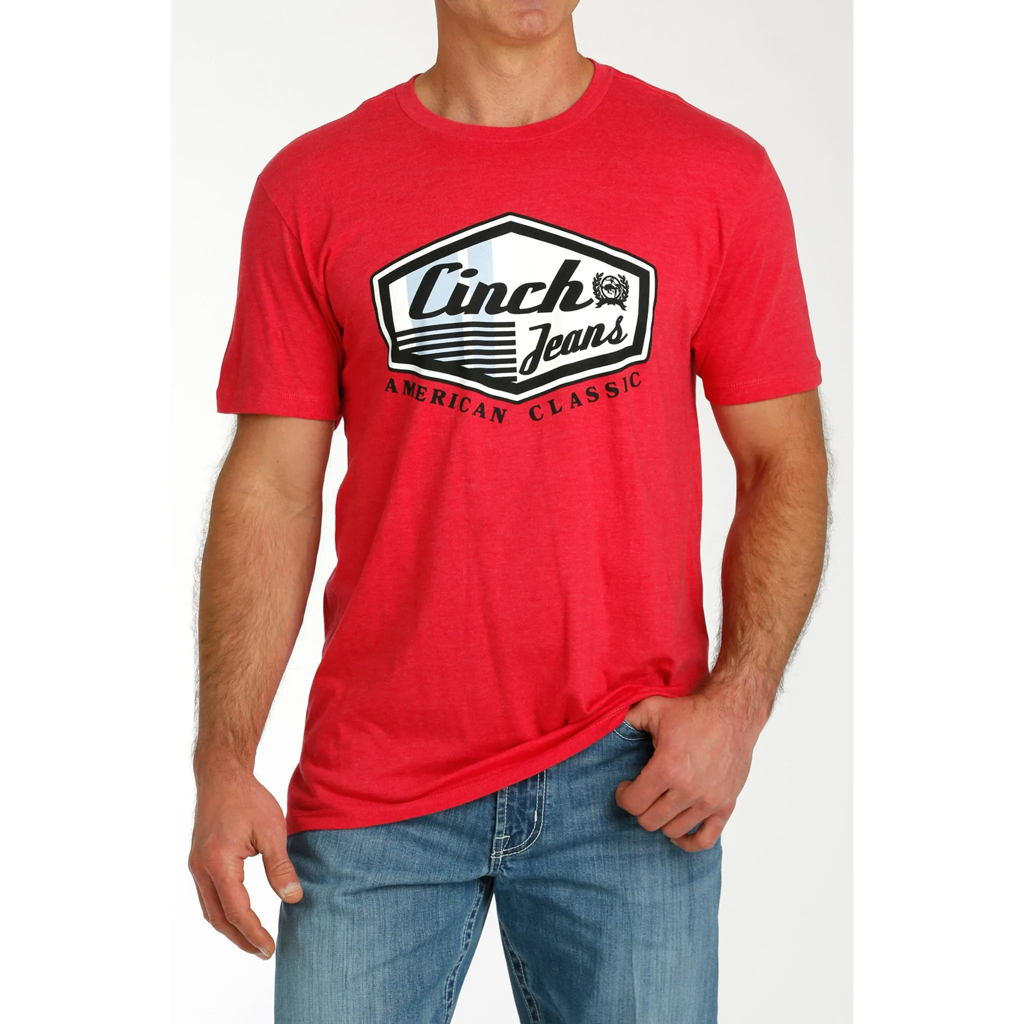 Men's Red Cinch Classic Tee sold by Western Edge