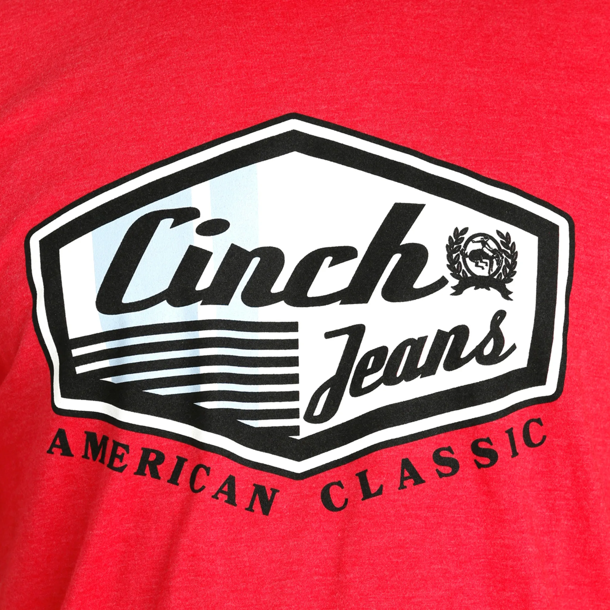 Men's Red Cinch Classic Tee sold by Western Edge product image thumbnail 4