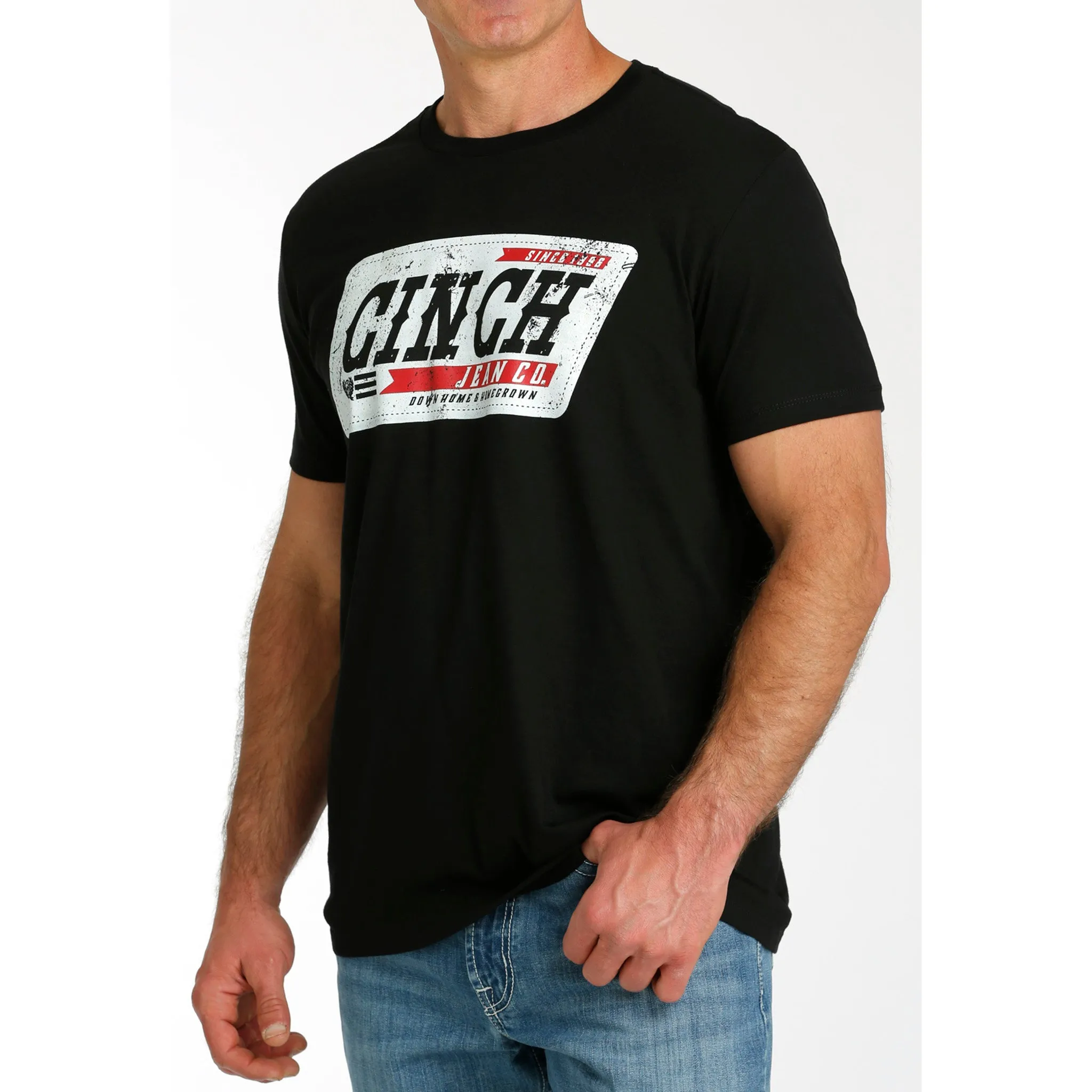 Men's Black Cinch Jeans Tee sold by Western Edge product image thumbnail 2