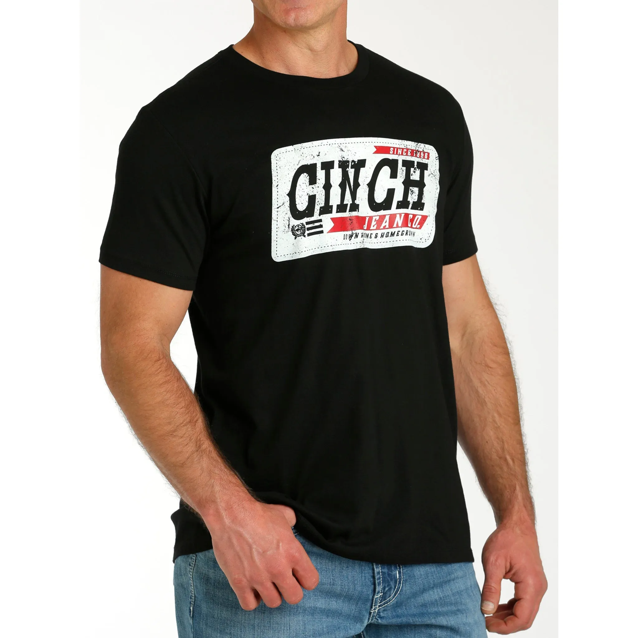 Men's Black Cinch Jeans Tee sold by Western Edge product image thumbnail 3