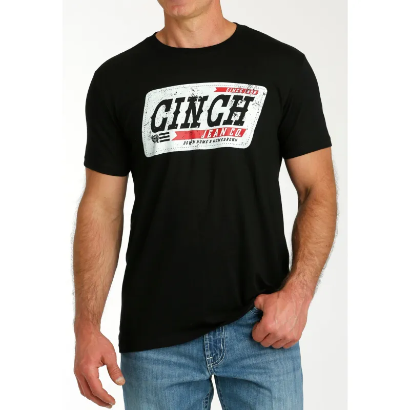 Men's Black Cinch Jeans Tee sold by Western Edge