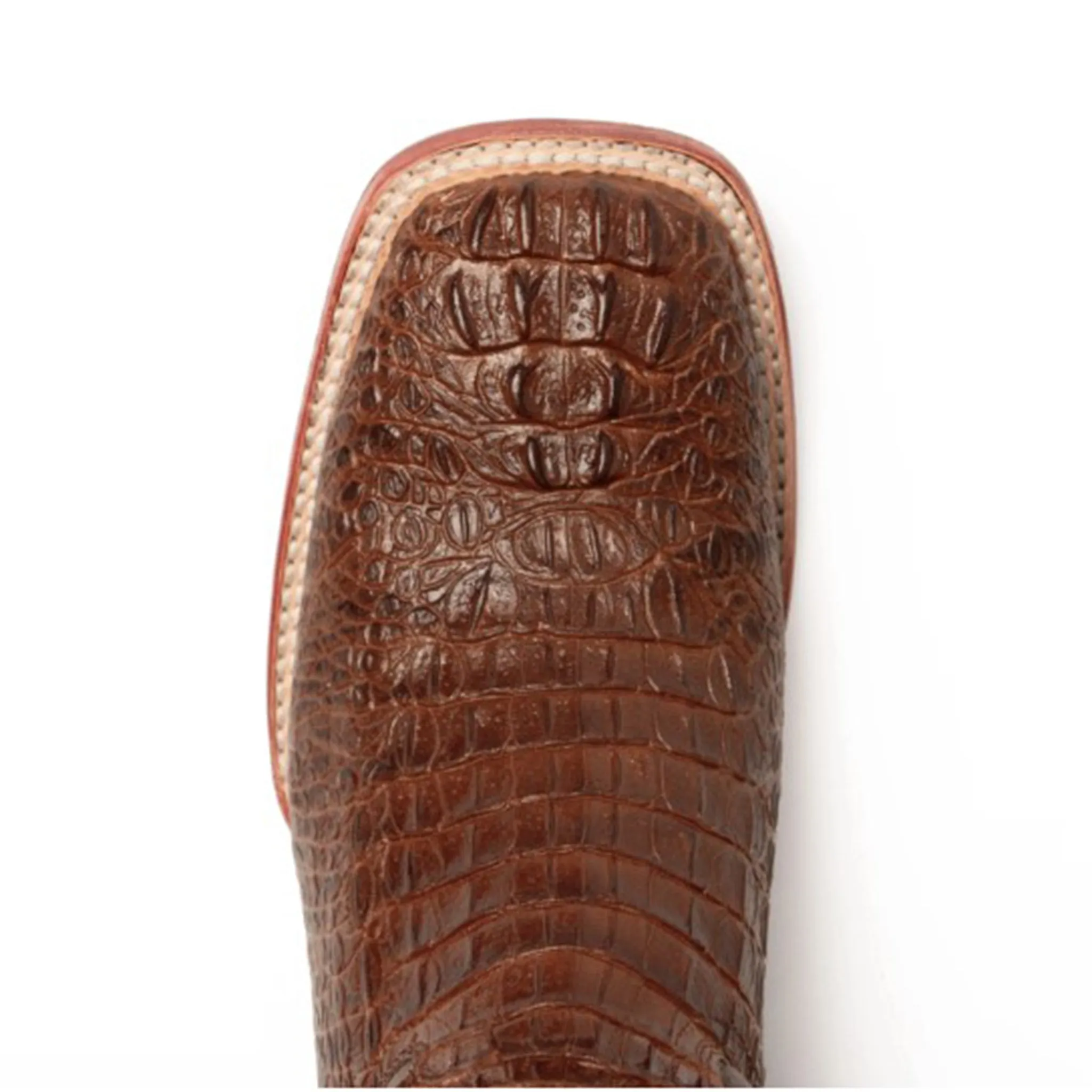 Ferrini Men's Caiman Print Sport Rust Square Toe sold by Western Edge product image thumbnail 5