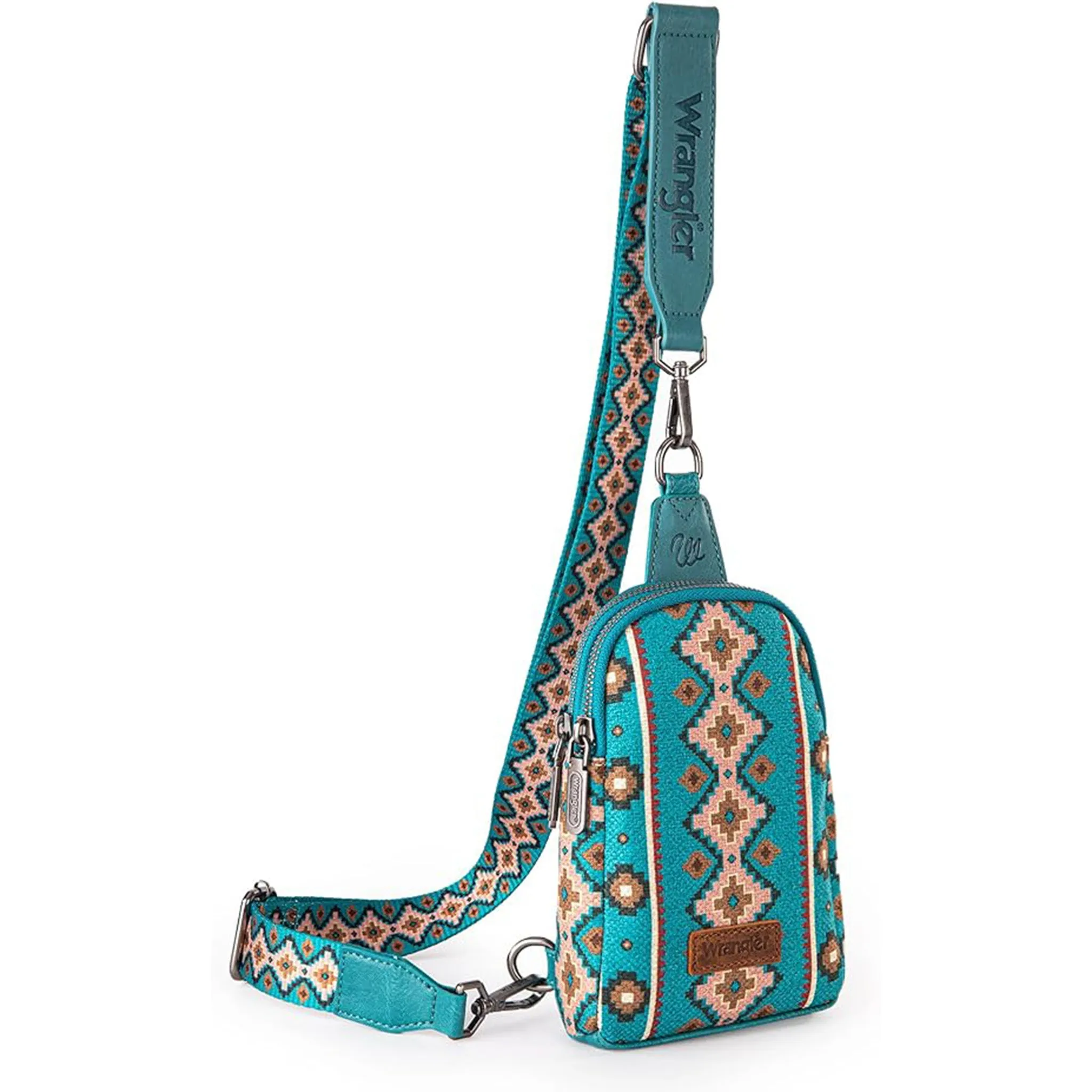 Wrangler Turquoise Aztec Crossbody sold by Western Edge product image thumbnail 2