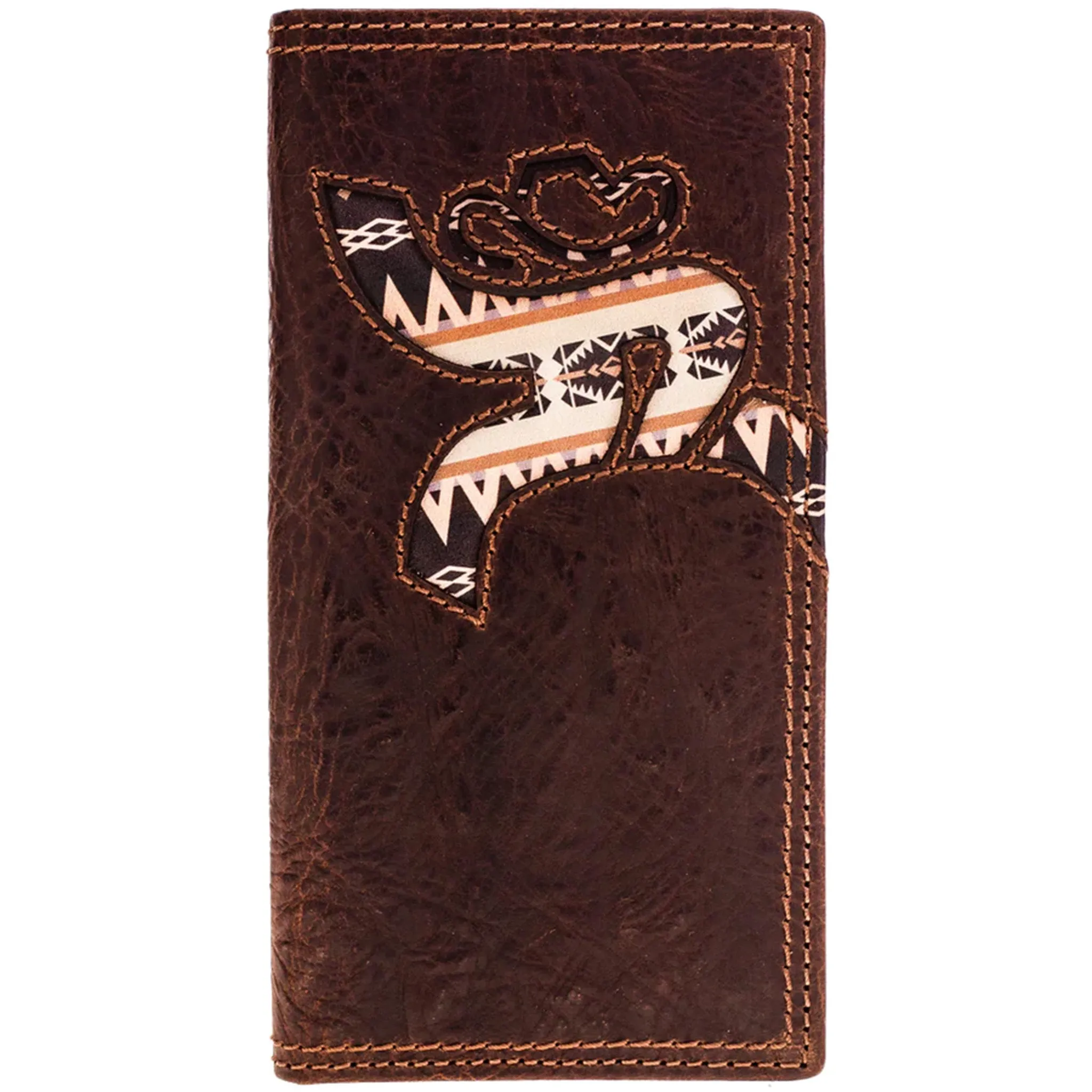 Hooey Aztec Inlay Rodeo Wallet sold by Western Edge