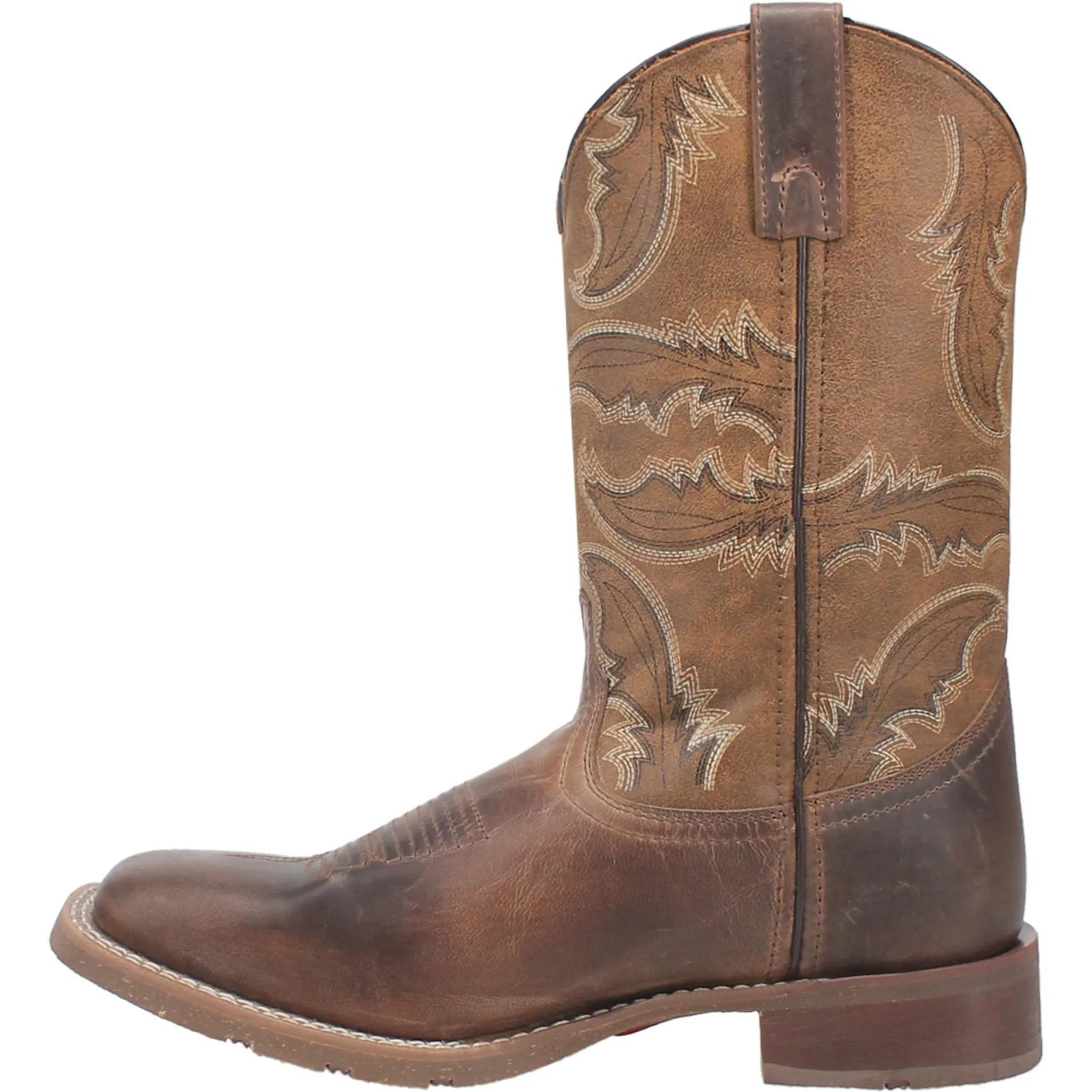 Dan Post Men's Bradshaw Brown/Tan Square Toe sold by Western Edge