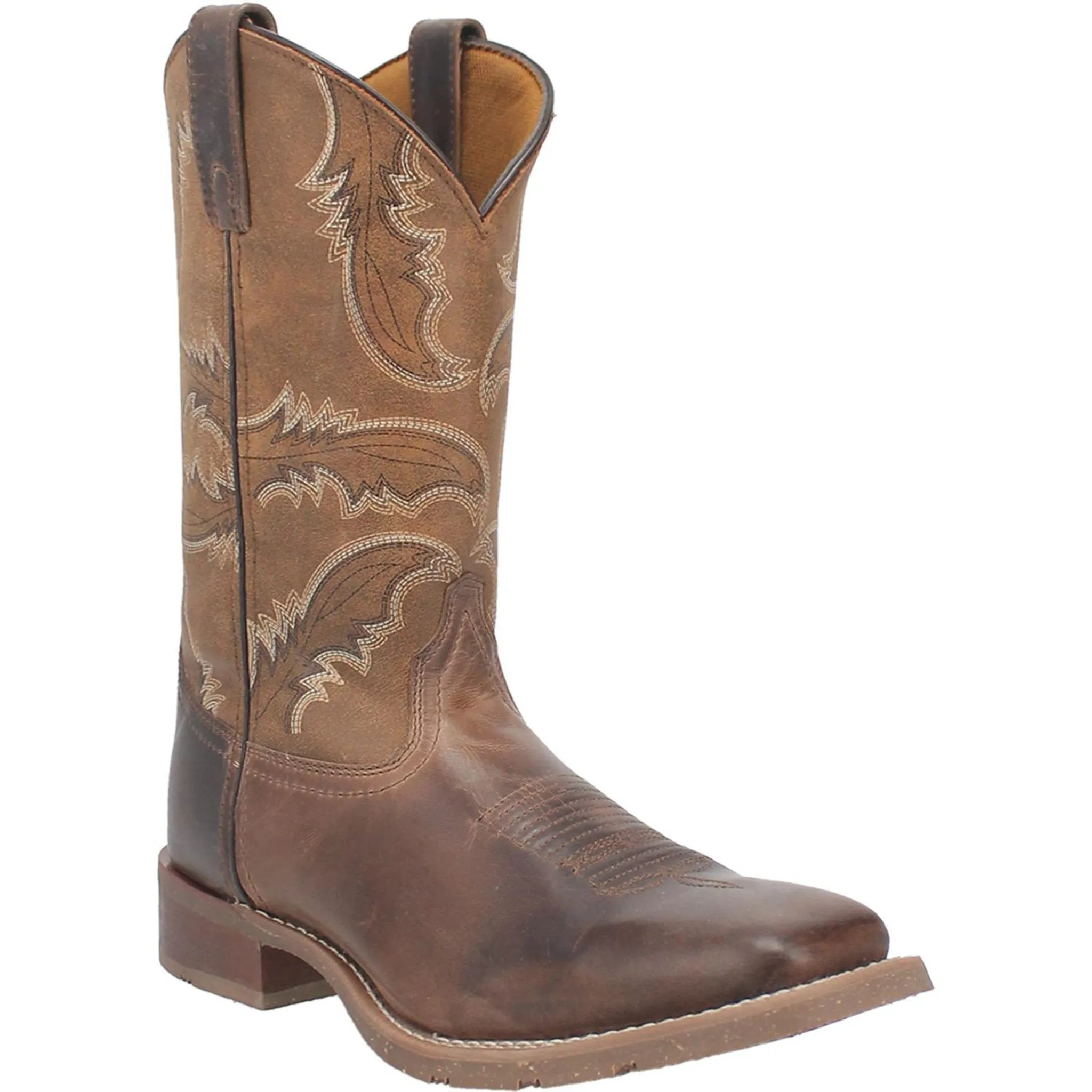 Dan Post Men's Bradshaw Brown/Tan Square Toe sold by Western Edge product image thumbnail 5
