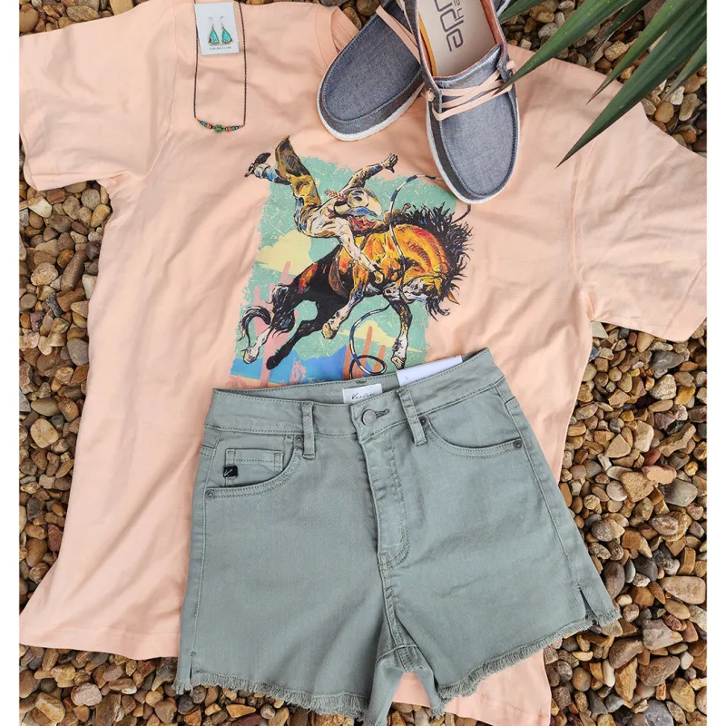 KanCan Women's Olive Shorts made by Kan Can