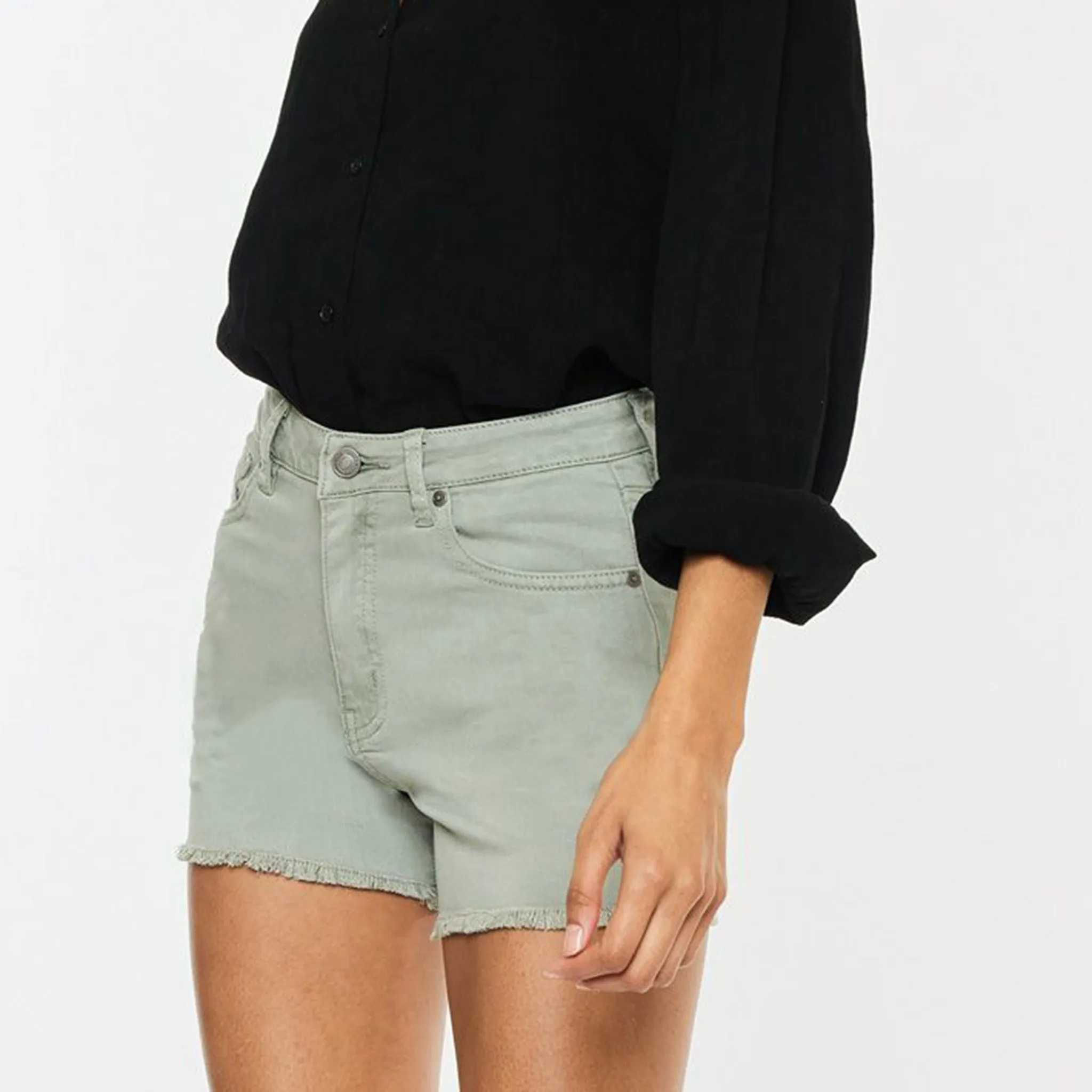 KanCan Women's Olive Shorts sold by Western Edge product image thumbnail 5