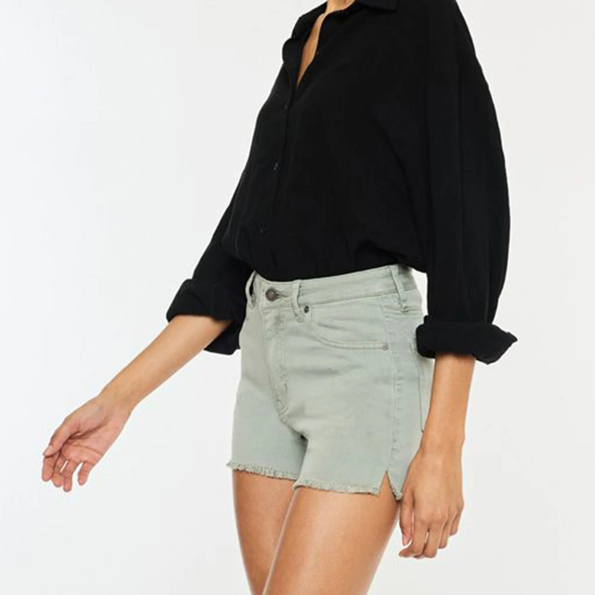 KanCan Women's Olive Shorts sold by Western Edge product image thumbnail 4