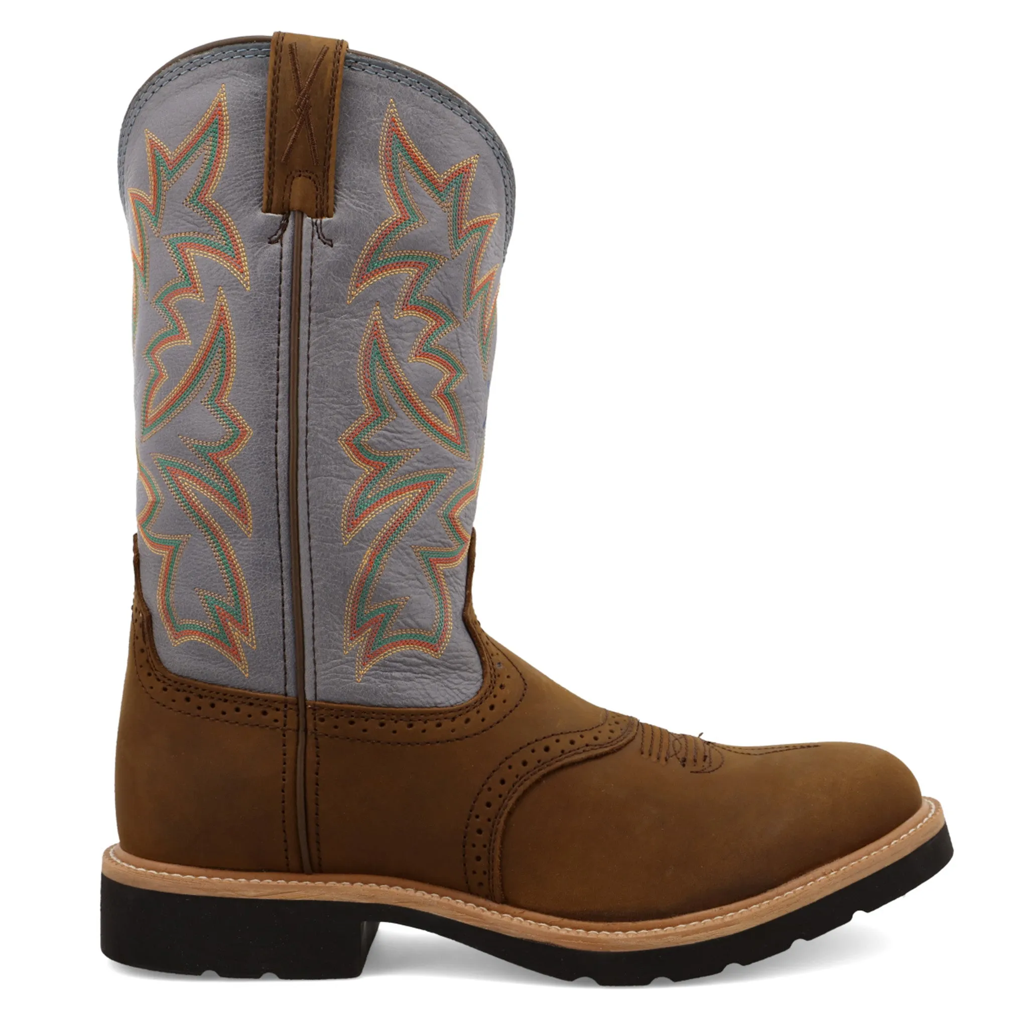 Twisted X Men's Cognac/Denim Work Boot sold by Western Edge product image thumbnail 3