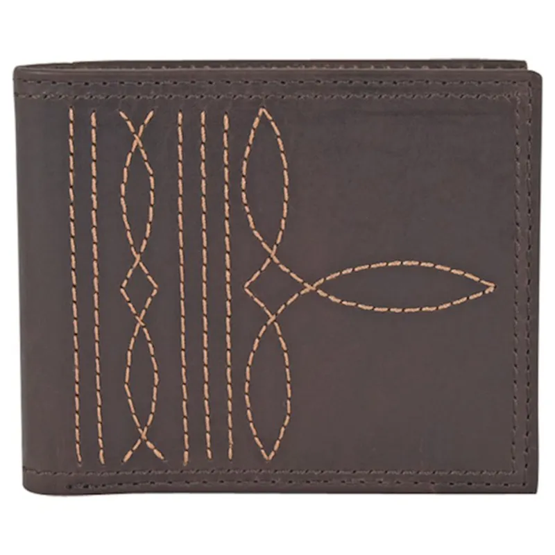 Justin Bifold Boot Stitch Wallet made by Justin Boots