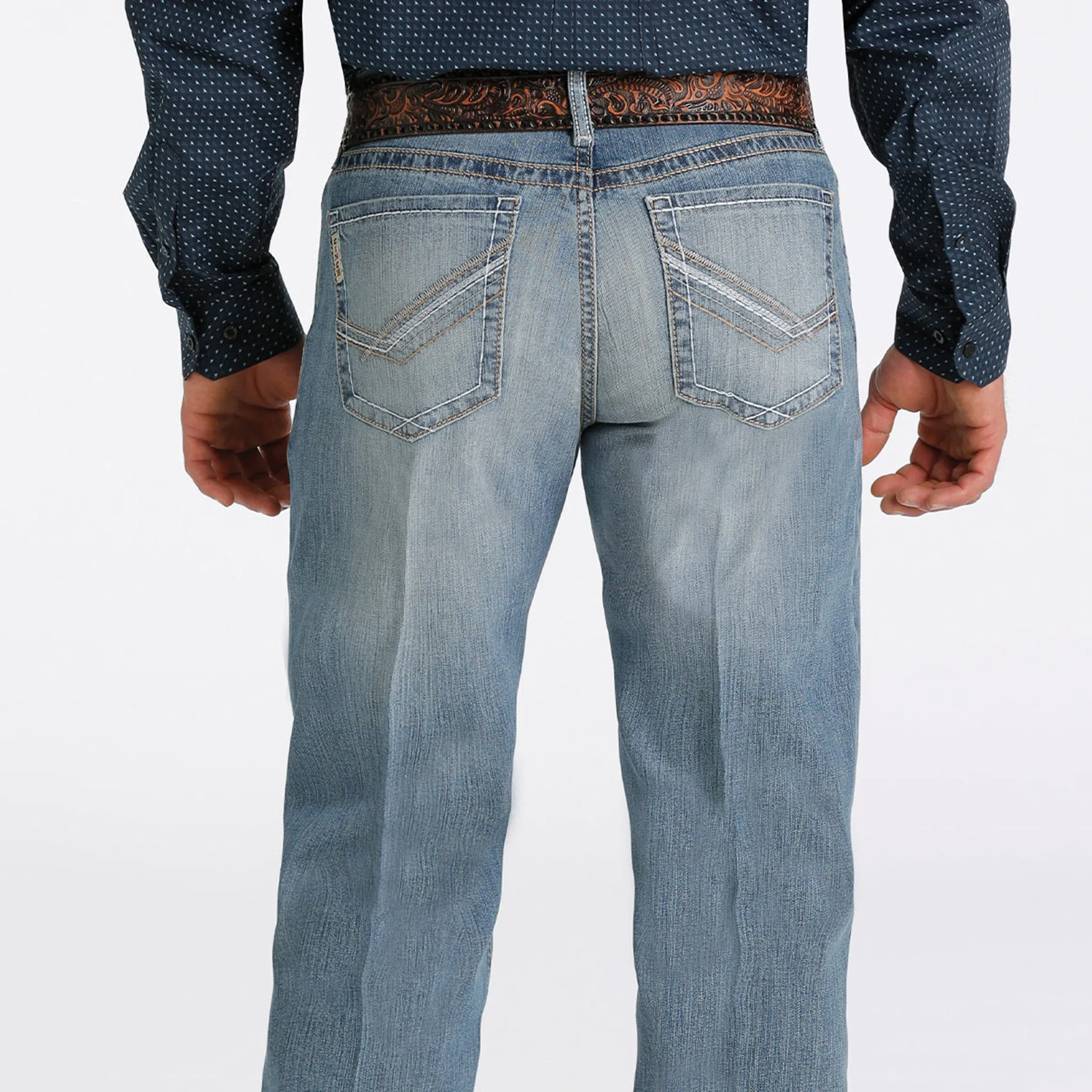 Cinch Grant Relaxed Bootcut Light Stonewash Jean sold by Western Edge product image thumbnail 3