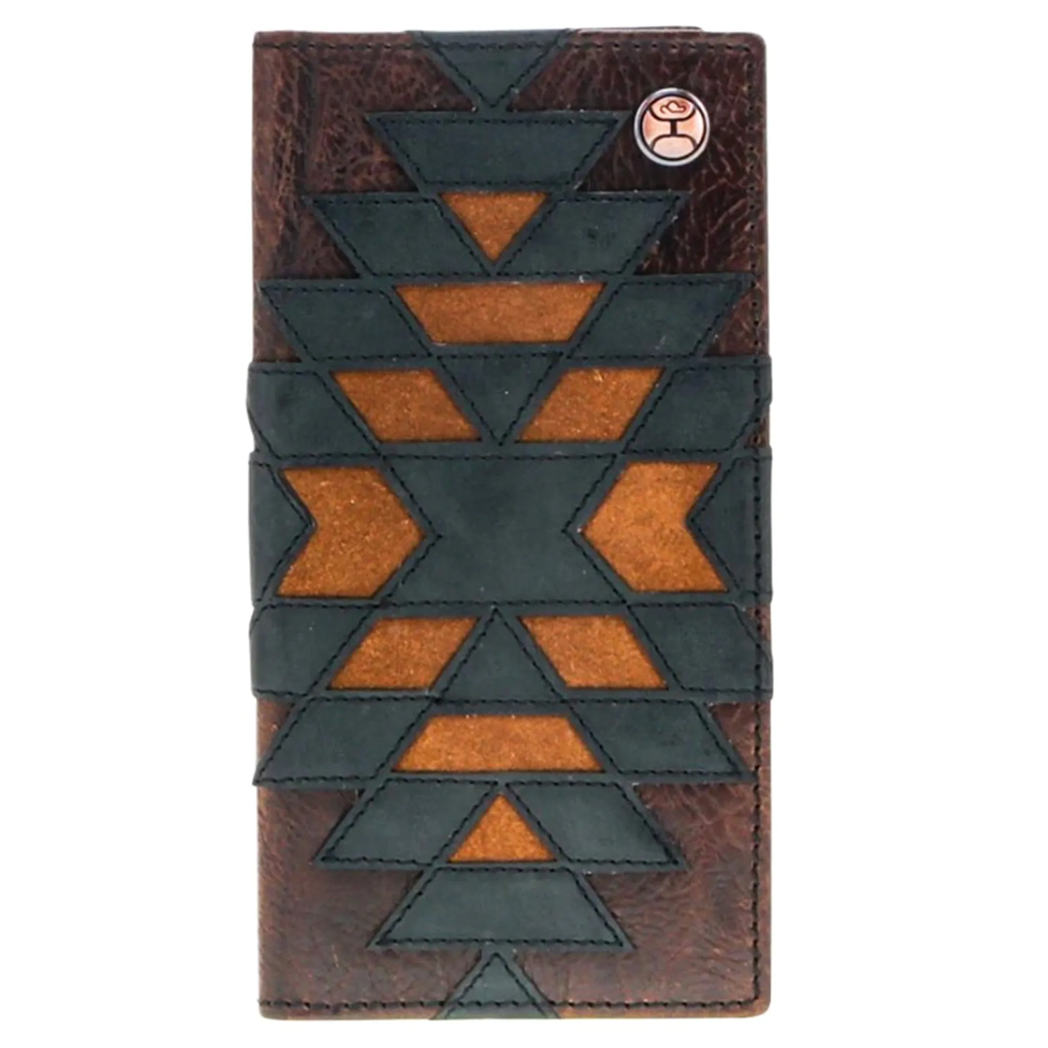 Hooey Men's Multi Patchwork CheckBook sold by Western Edge