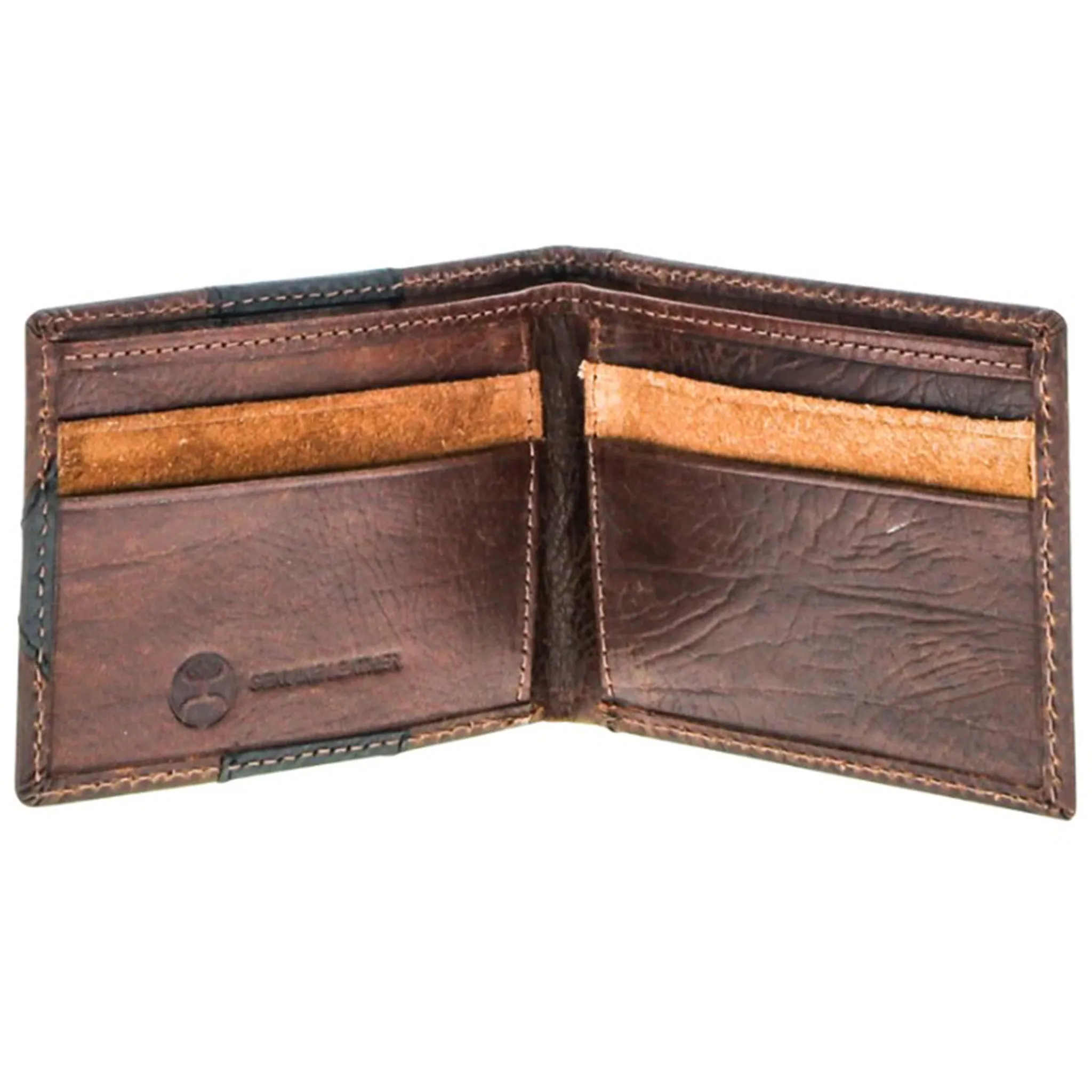 Hooey Men's Multi Patchwork Bifold sold by Western Edge product image thumbnail 3