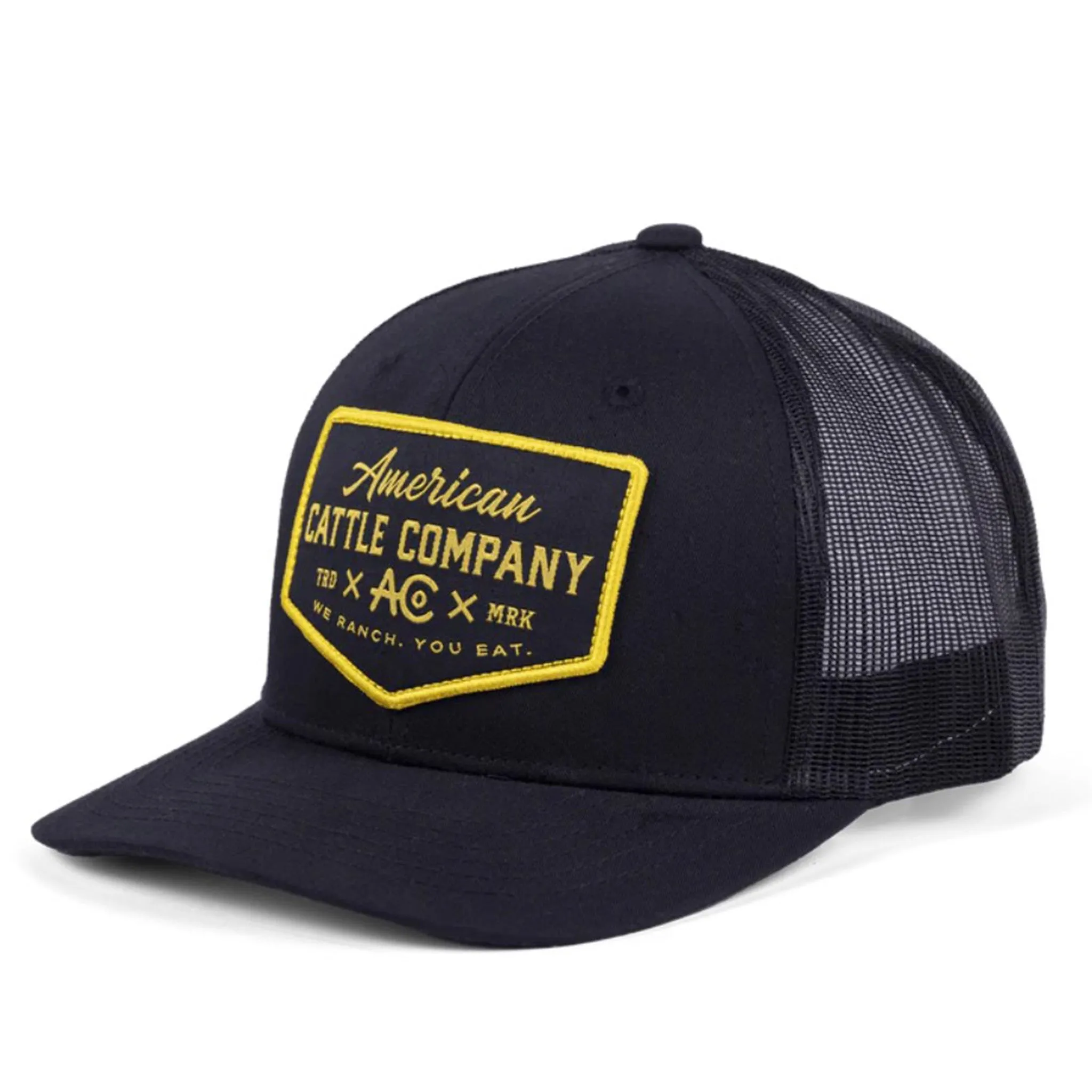 American Cattle Company Black & Yellow Cap sold by Western Edge