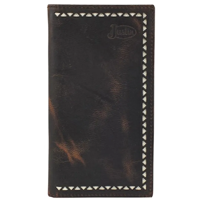 Justin Men's Inlay Rodeo Wallet made by Justin Boots