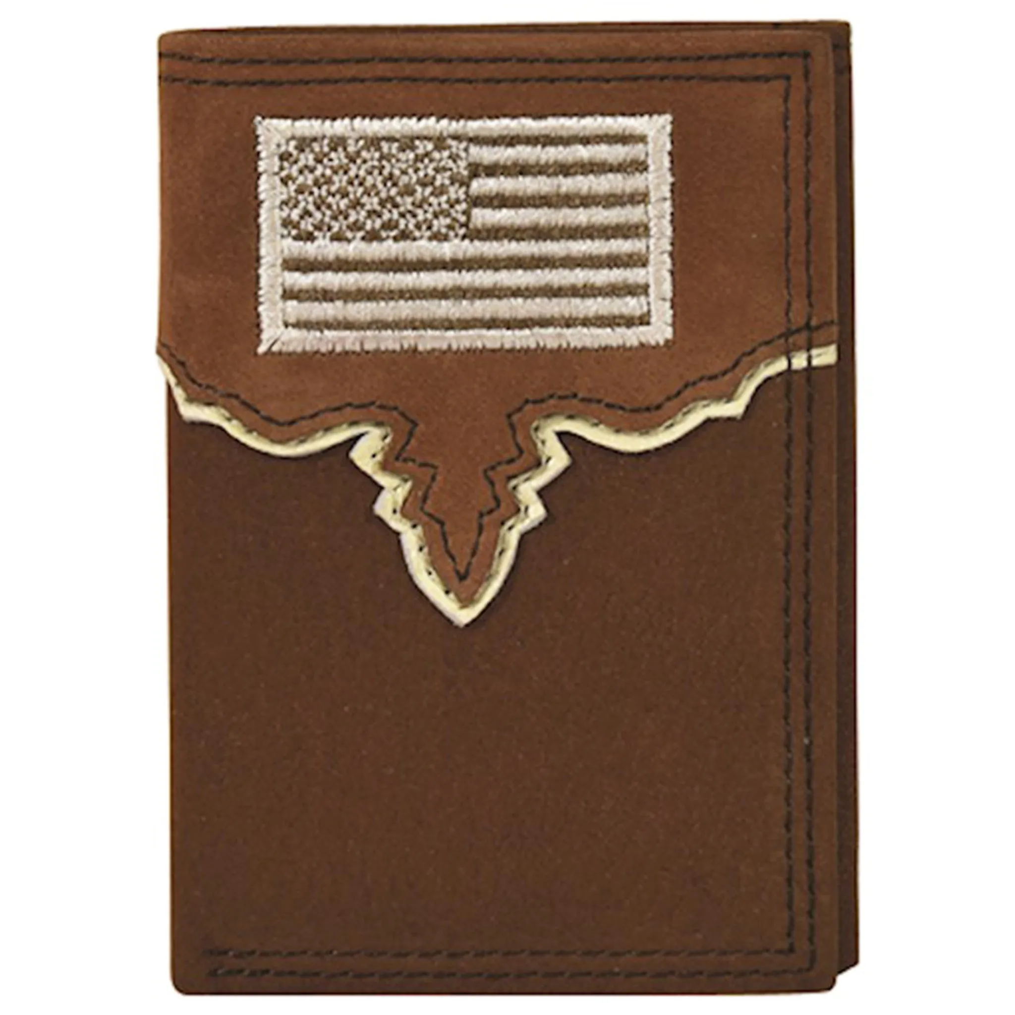 Justin Men's USA Flag Trifold Wallet sold by Western Edge