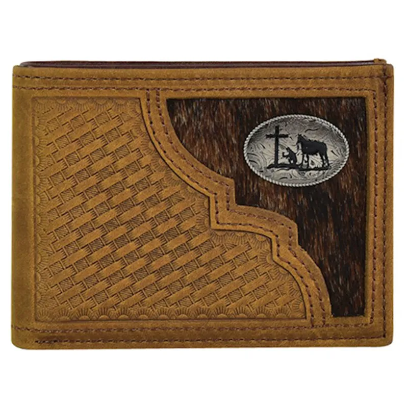 Justin Men's Bifold Wallet made by Justin Boots