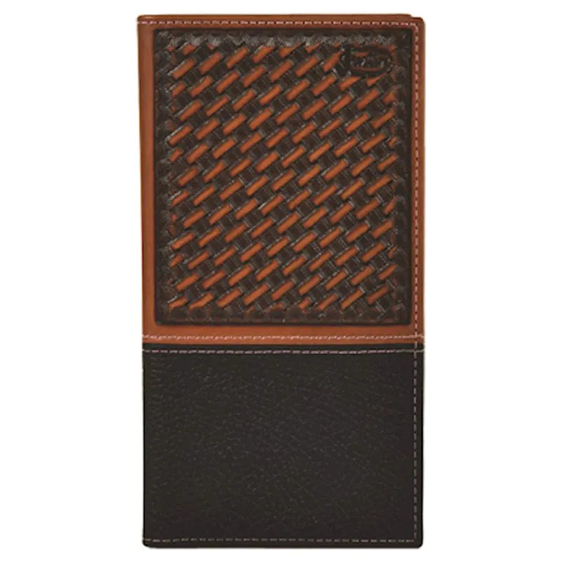 Justin Rodeo Basketweave Wallet made by Justin Boots