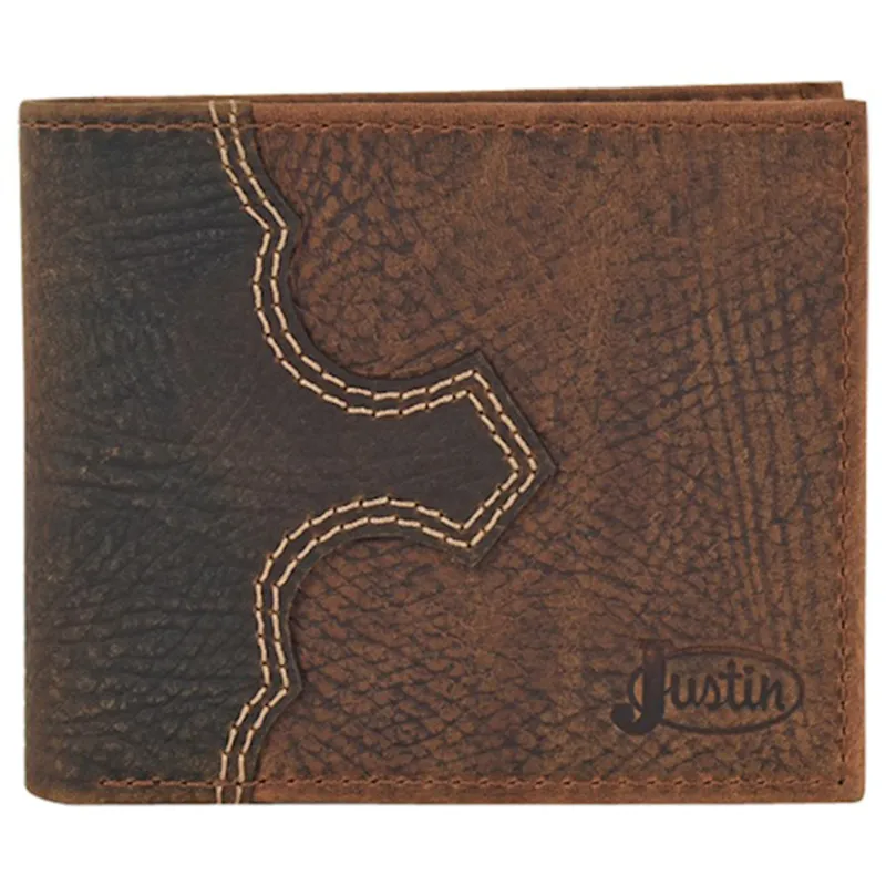Justin Yoke Bifold Wallet made by Justin Boots