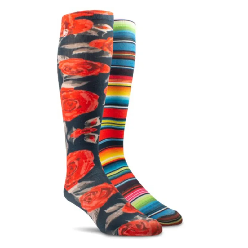 Ariat Women's Beauty Knee High 2 Pack Sox sold by Western Edge