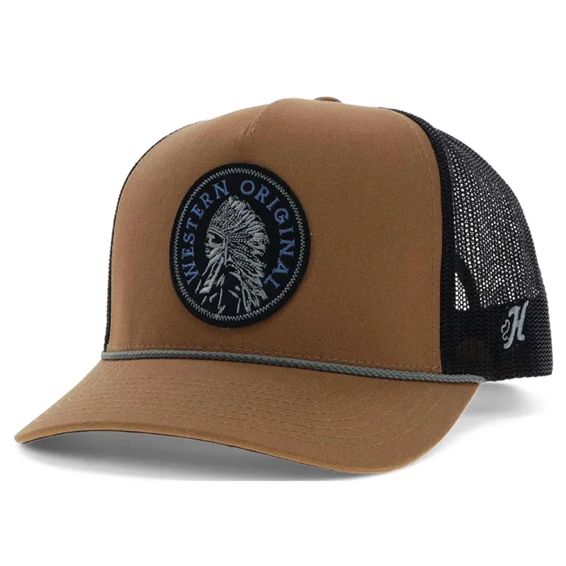 Hooey Quanah Tan & Black Cap made by Western Edge