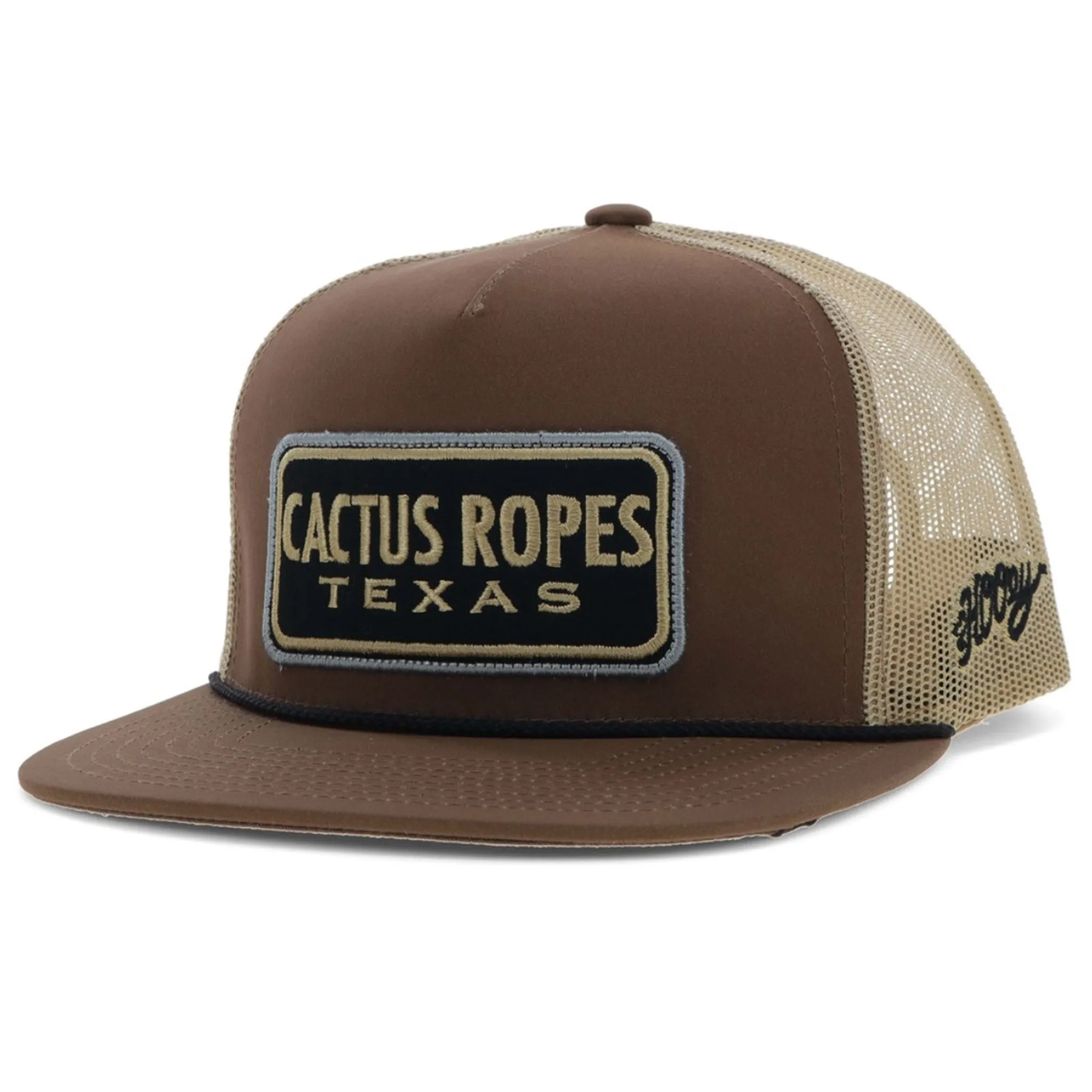 Cactus Ropes Brown/Tan Cap sold by Western Edge