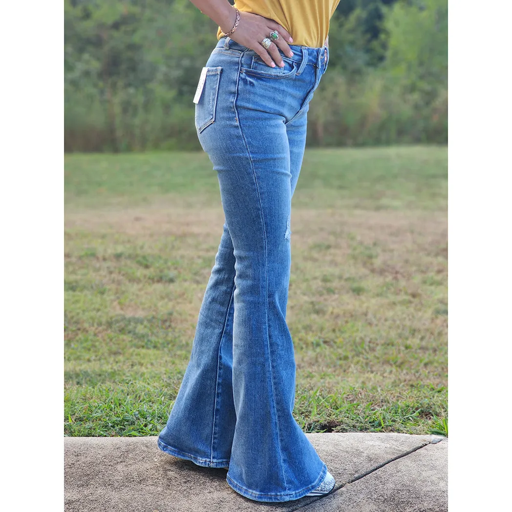 Vervet Conscious High Rise Long Flair sold by Western Edge product image thumbnail 2