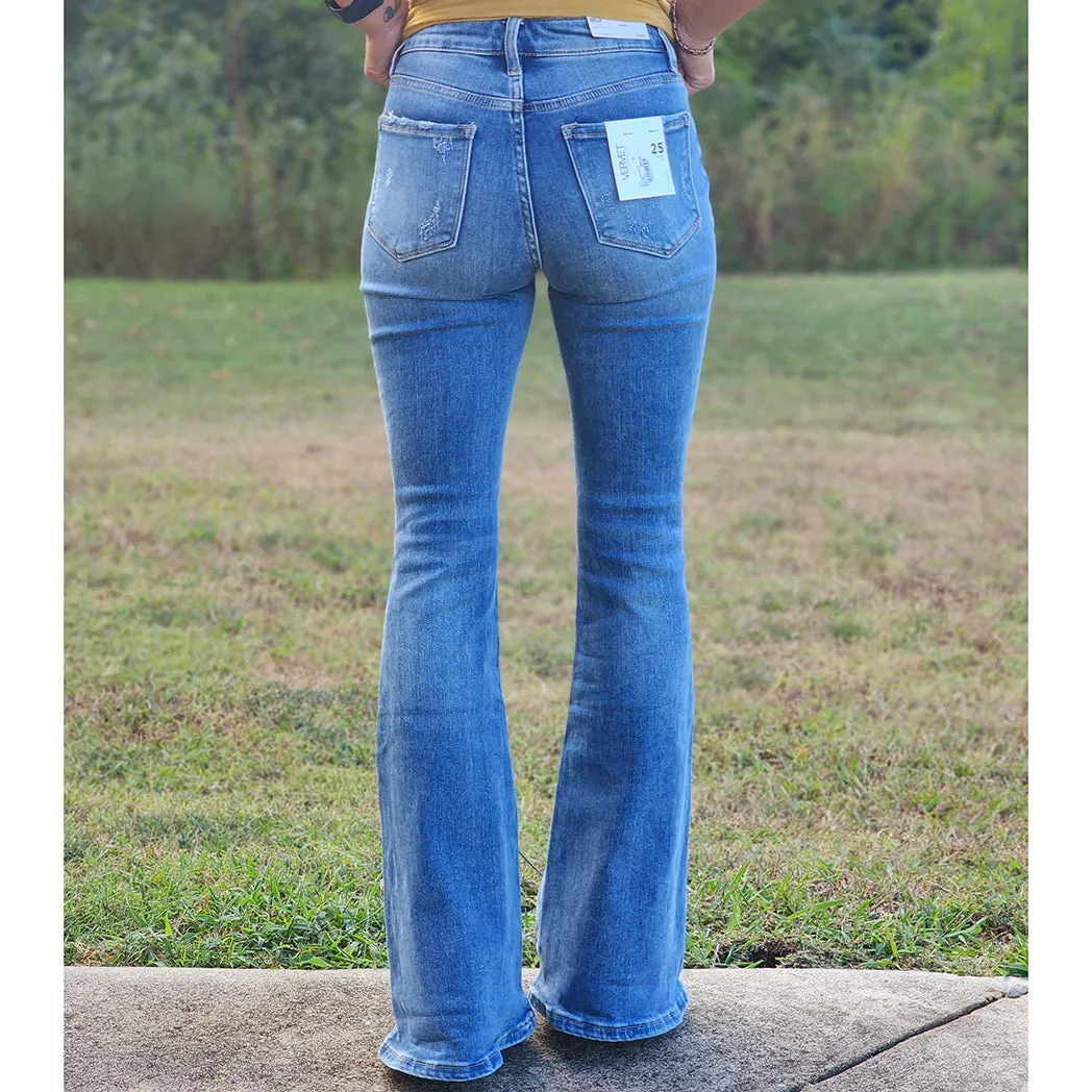 Vervet Conscious High Rise Long Flair sold by Western Edge product image thumbnail 3