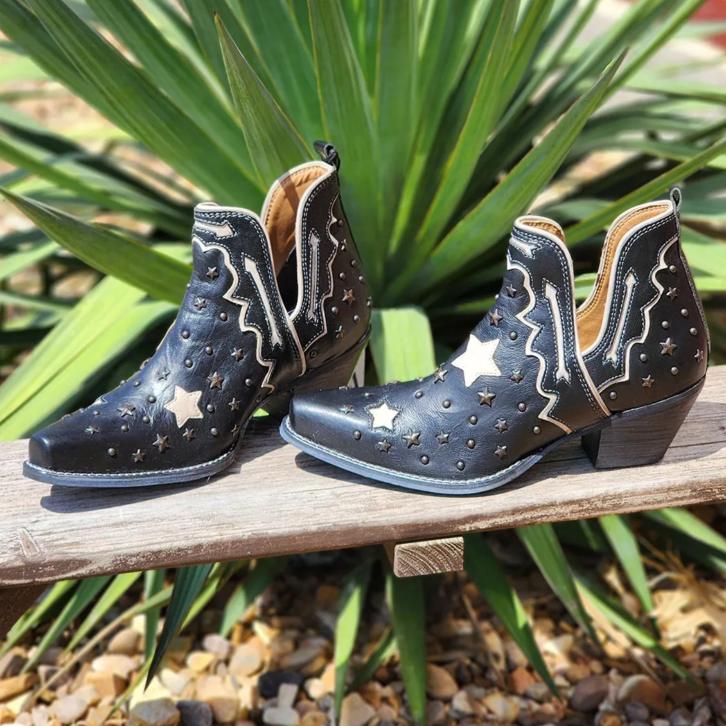 Lone Star Sky Split-top Leather Booties sold by Western Edge product image thumbnail 4