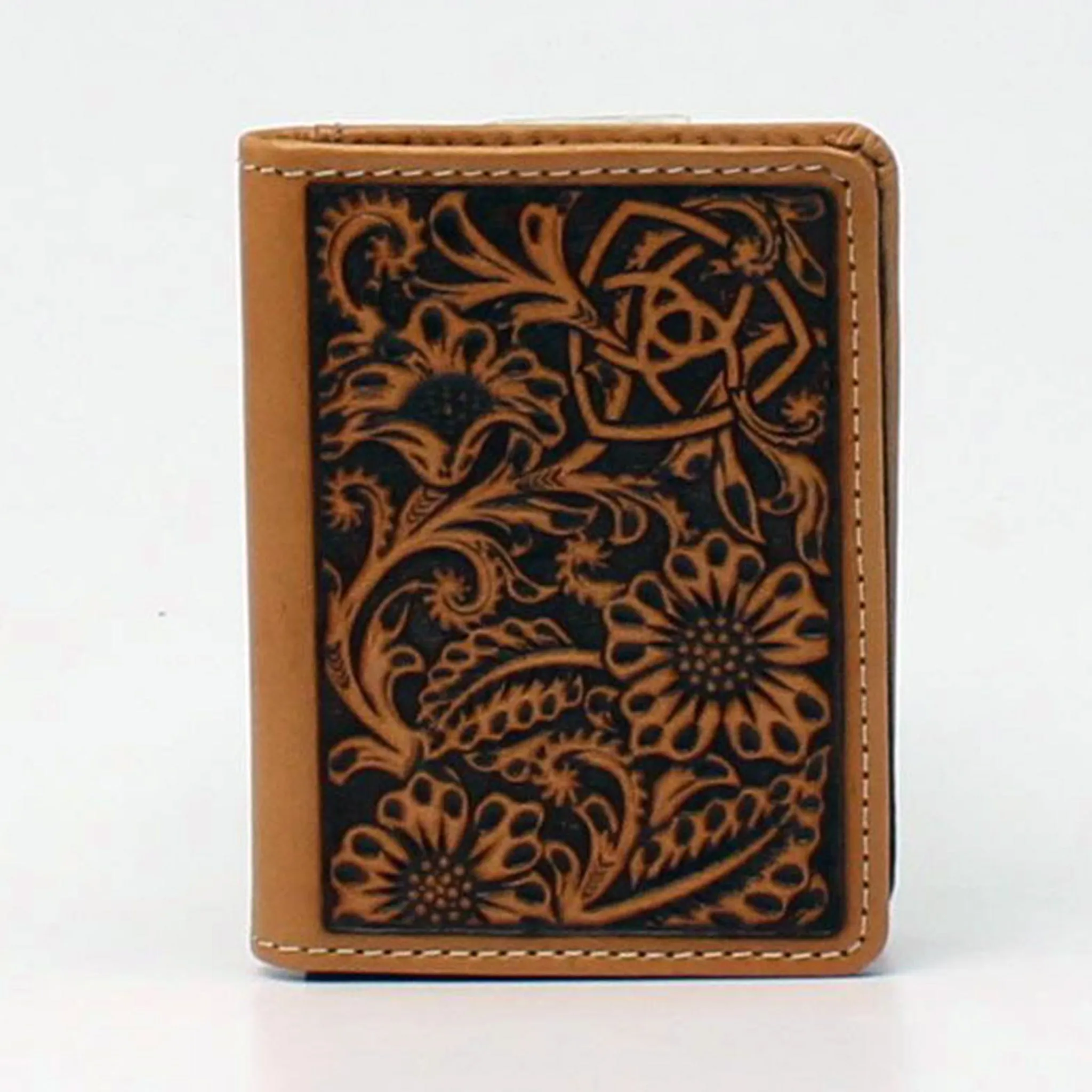 Ariat Men's Embossed Flower Bifold sold by Western Edge