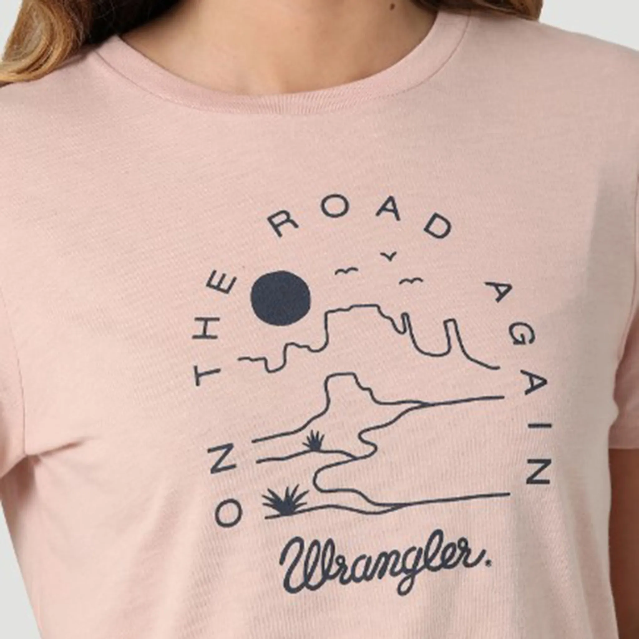 Wrangler Women's Peach OTRA T-Shirt sold by Western Edge product image thumbnail 3