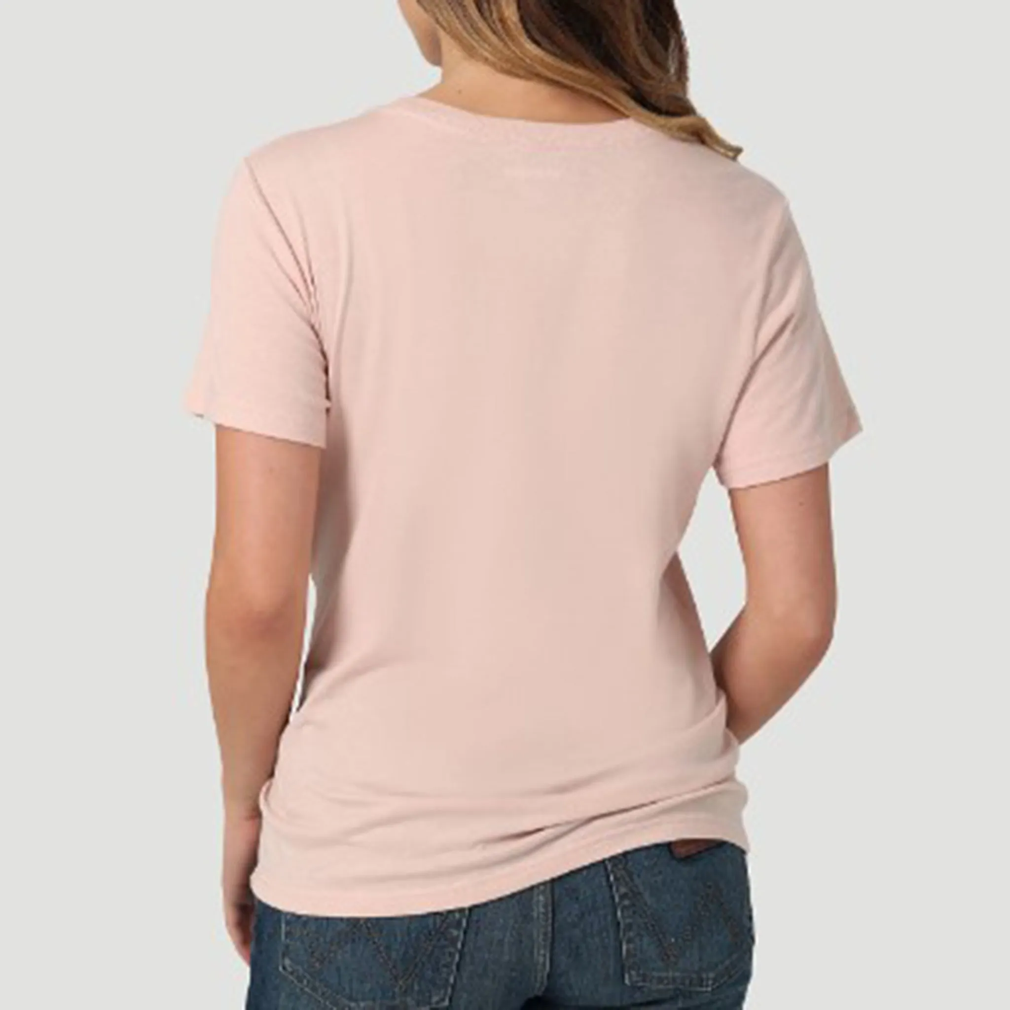 Wrangler Women's Peach OTRA T-Shirt sold by Western Edge product image thumbnail 2