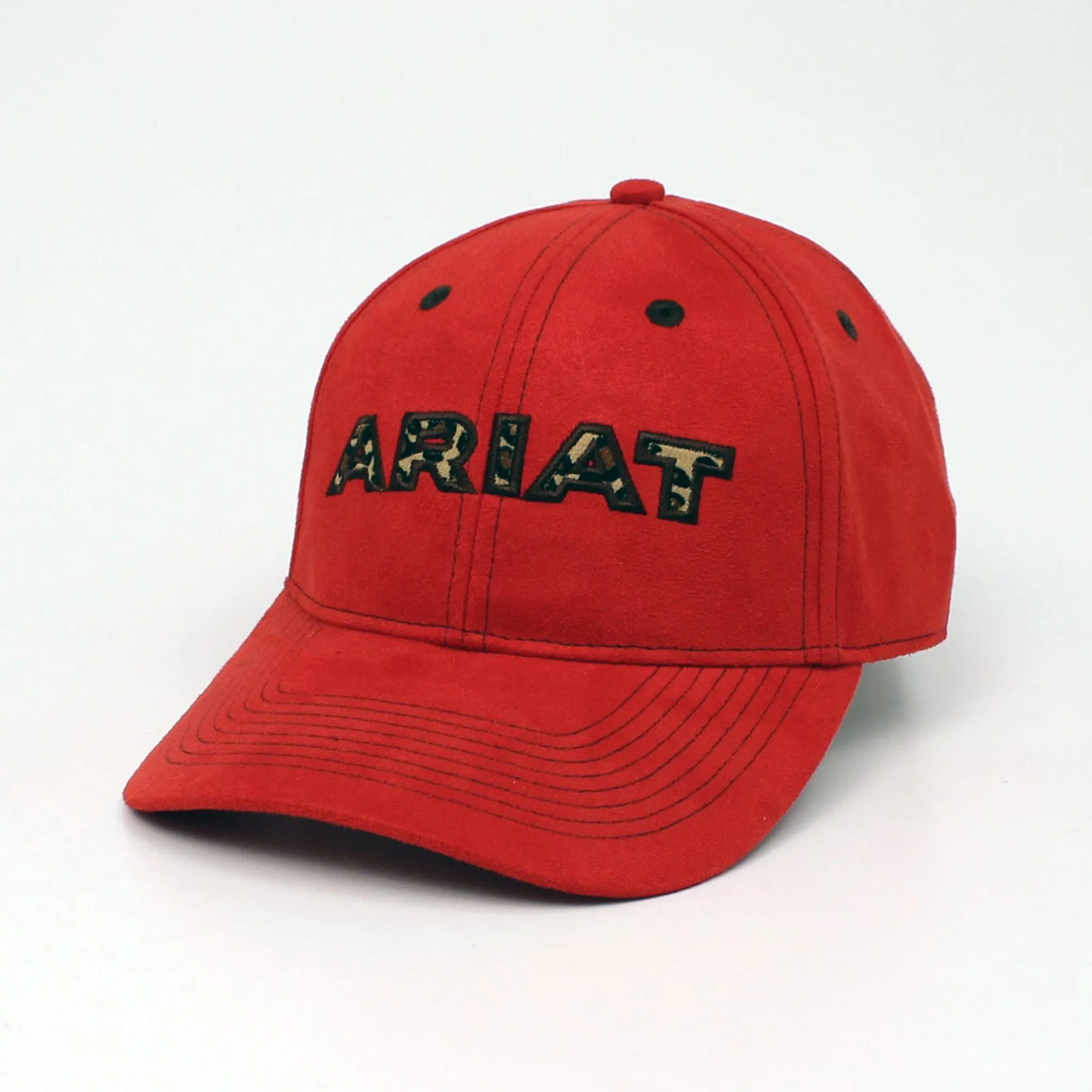 Ariat Women's Red Leopard Logo Cap sold by Western Edge