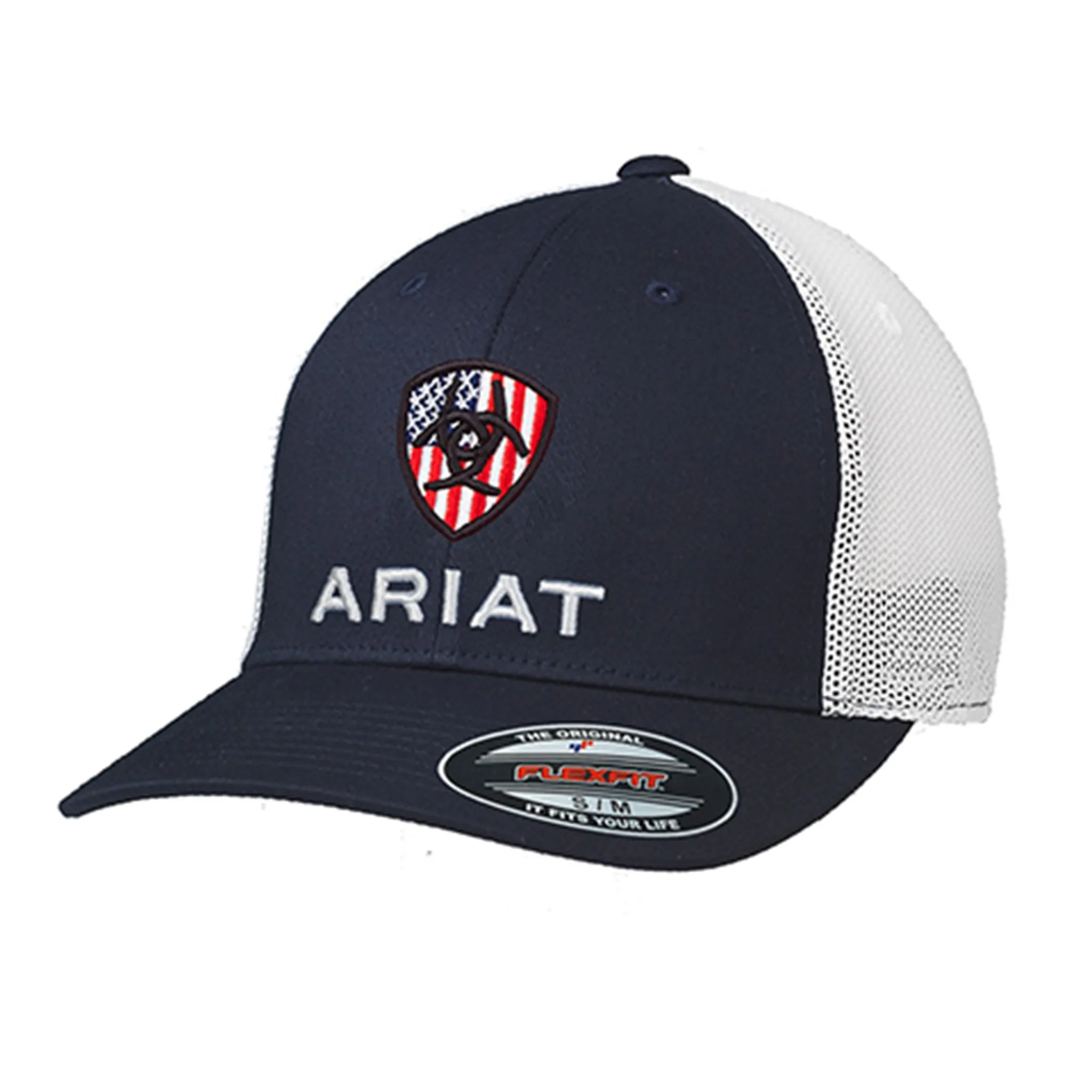 Ariat Flag Shield Logo Cap sold by Western Edge