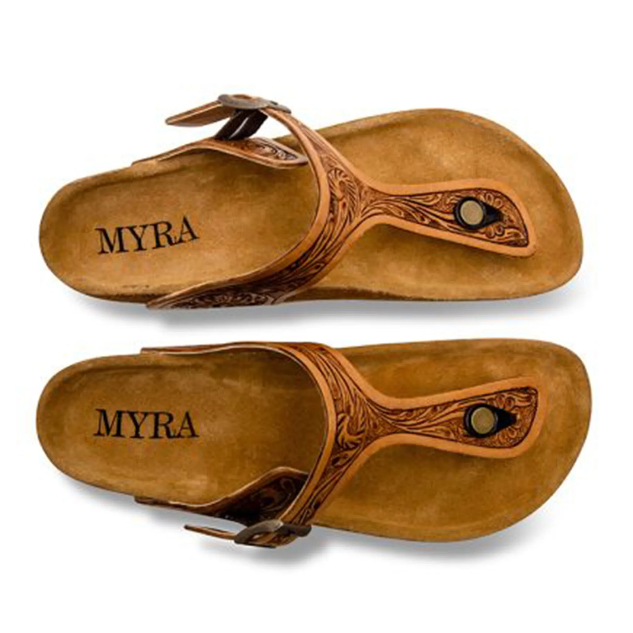 Myra Women's Hand Tooled Sandal sold by Western Edge product image thumbnail 4