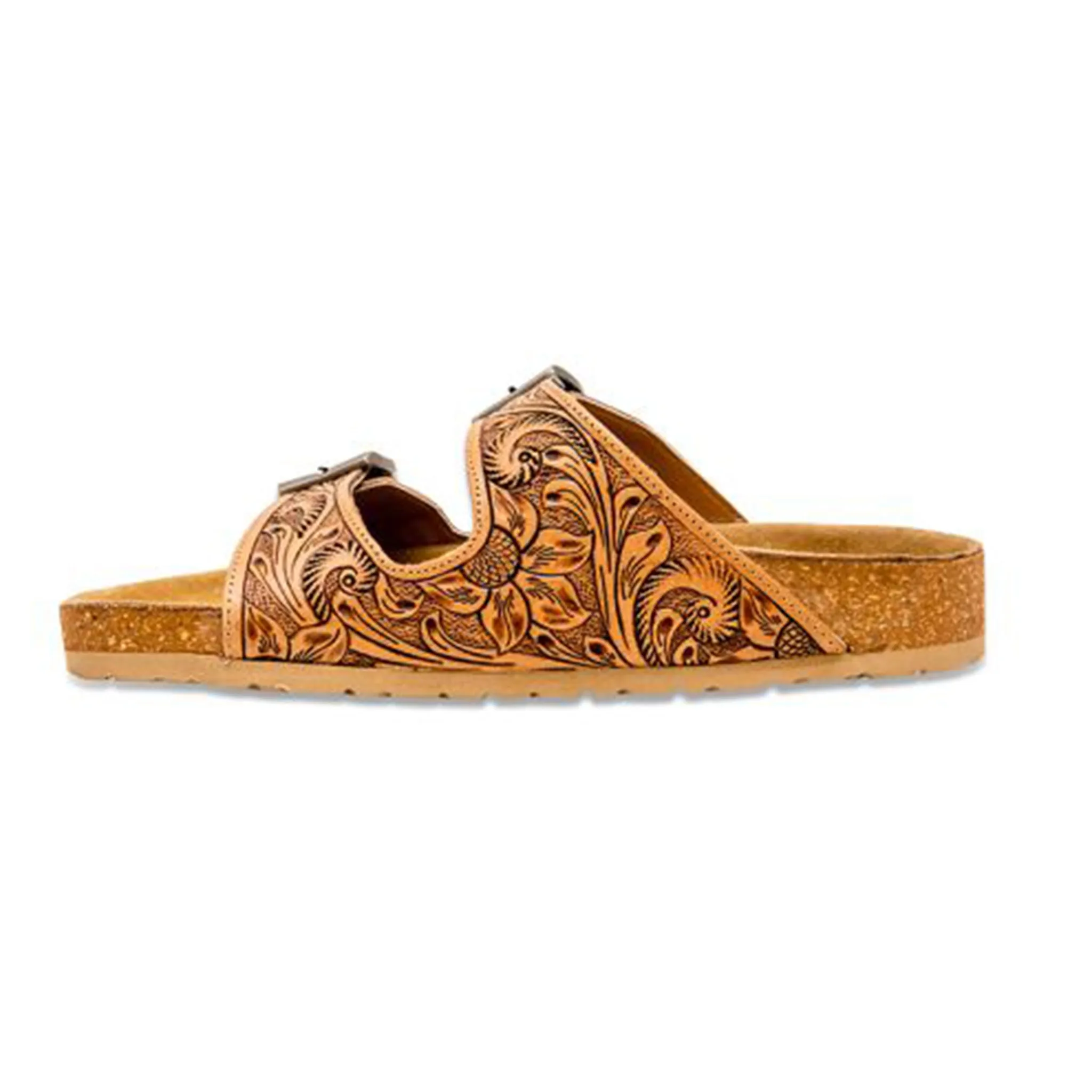 Myra Bags Tooled Double Strap Sandal sold by Western Edge product image thumbnail 3