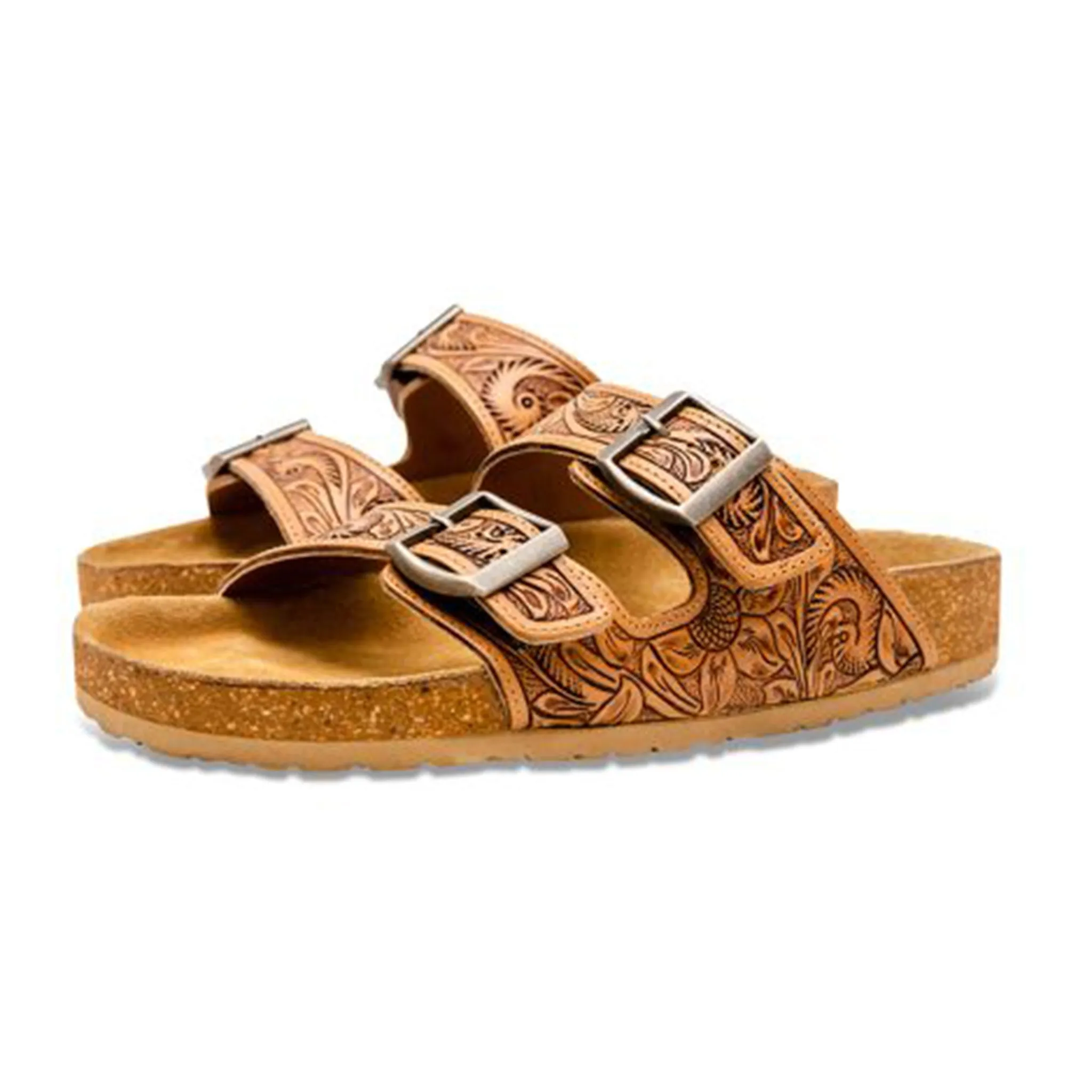 Myra Bags Tooled Double Strap Sandal sold by Western Edge product image thumbnail 2