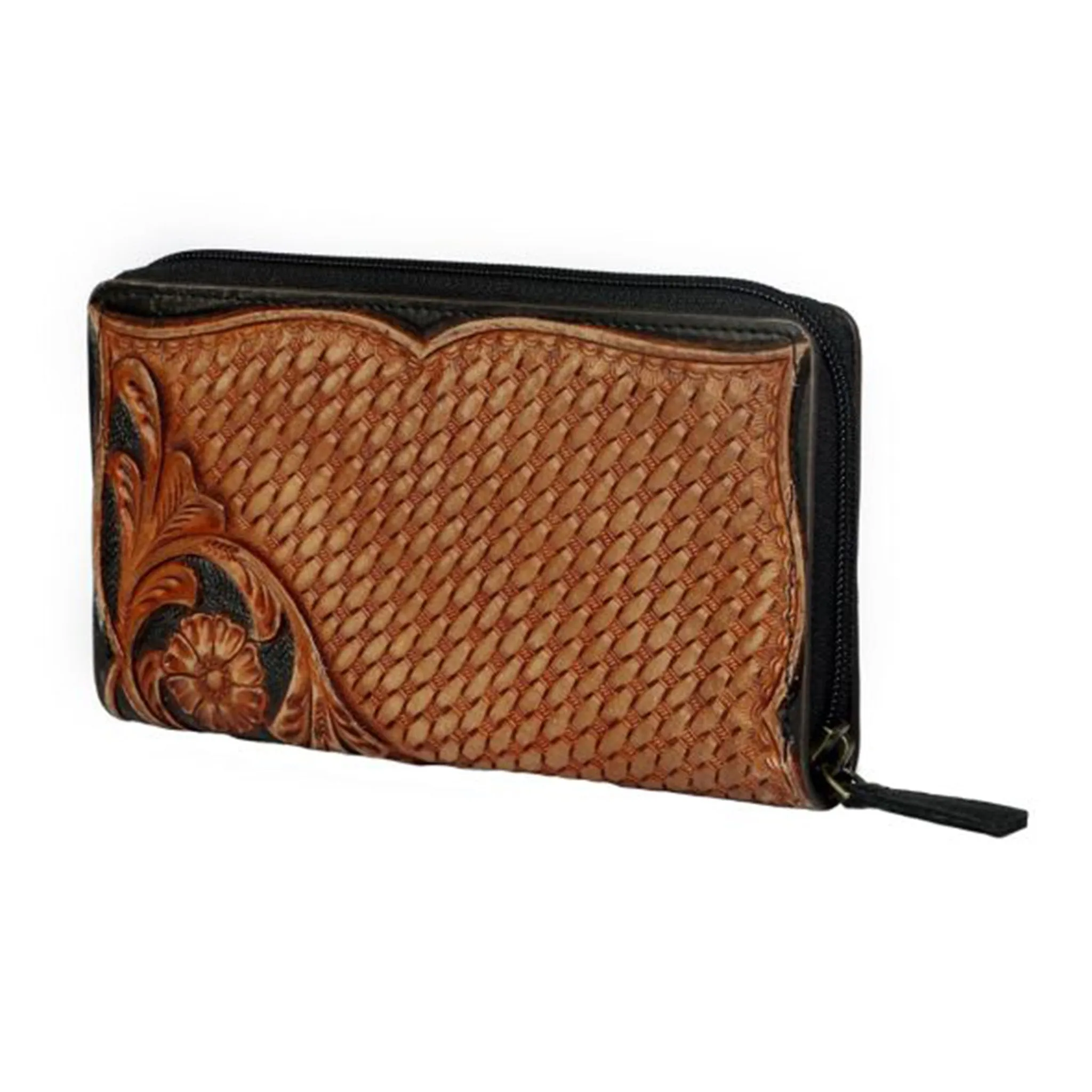 Myra Bags Basket Weave Floral Mynx Wallet sold by Western Edge product image thumbnail 2
