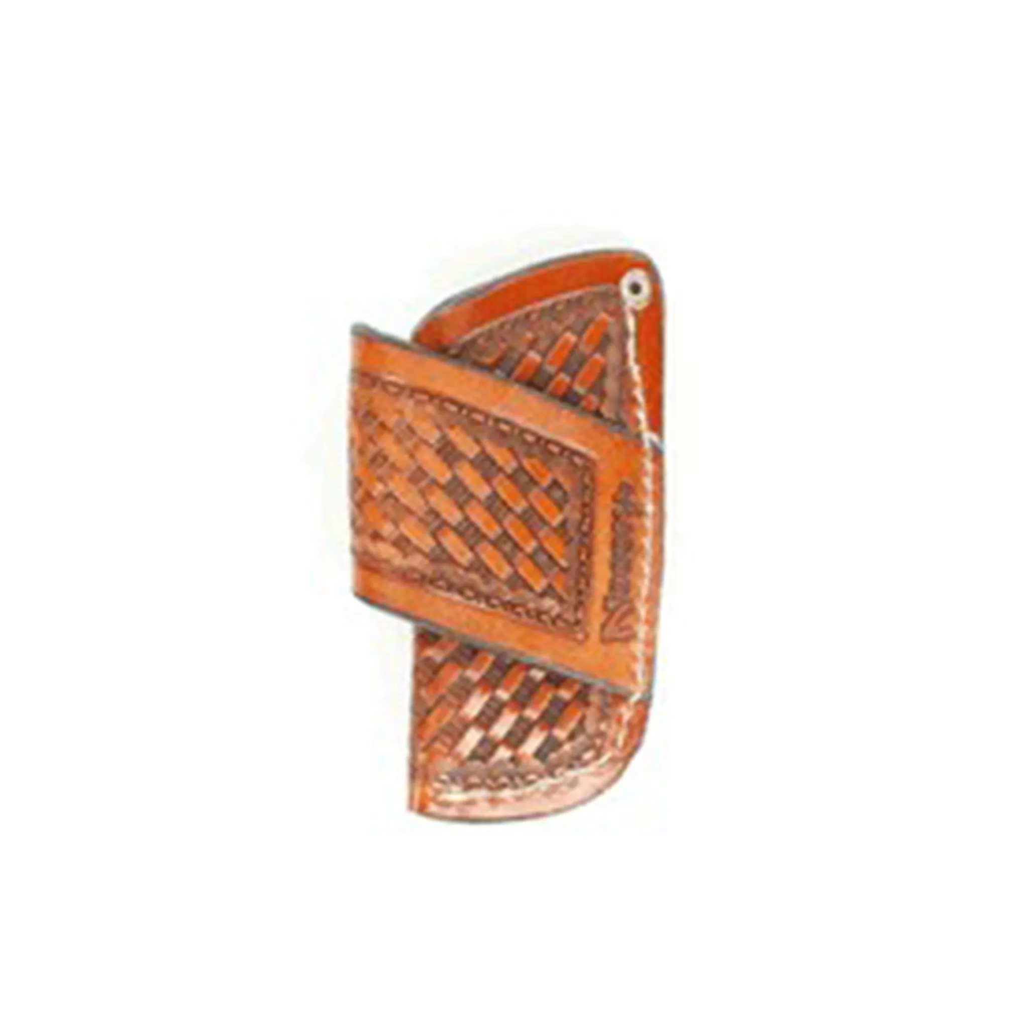 Nocona Horizontal Basket Weave Knife Sheath sold by Western Edge